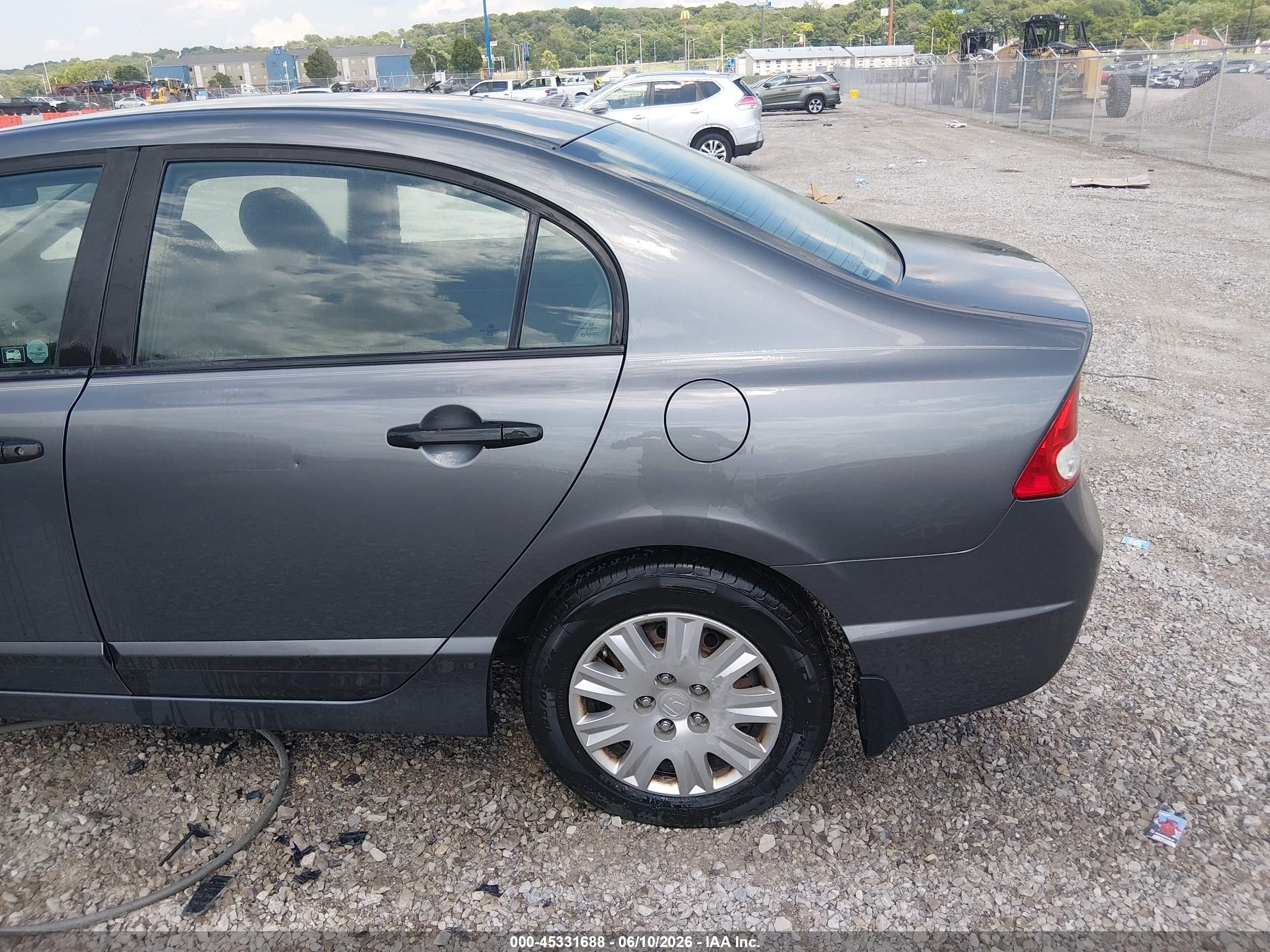 2010 Honda Civic Vp Gray vin: 19XFA1F35AE023149