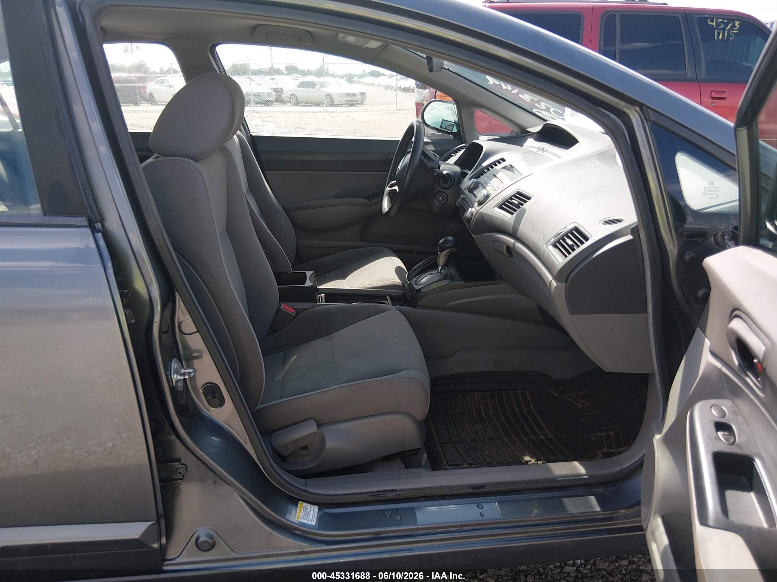 2010 Honda Civic Vp Gray vin: 19XFA1F35AE023149