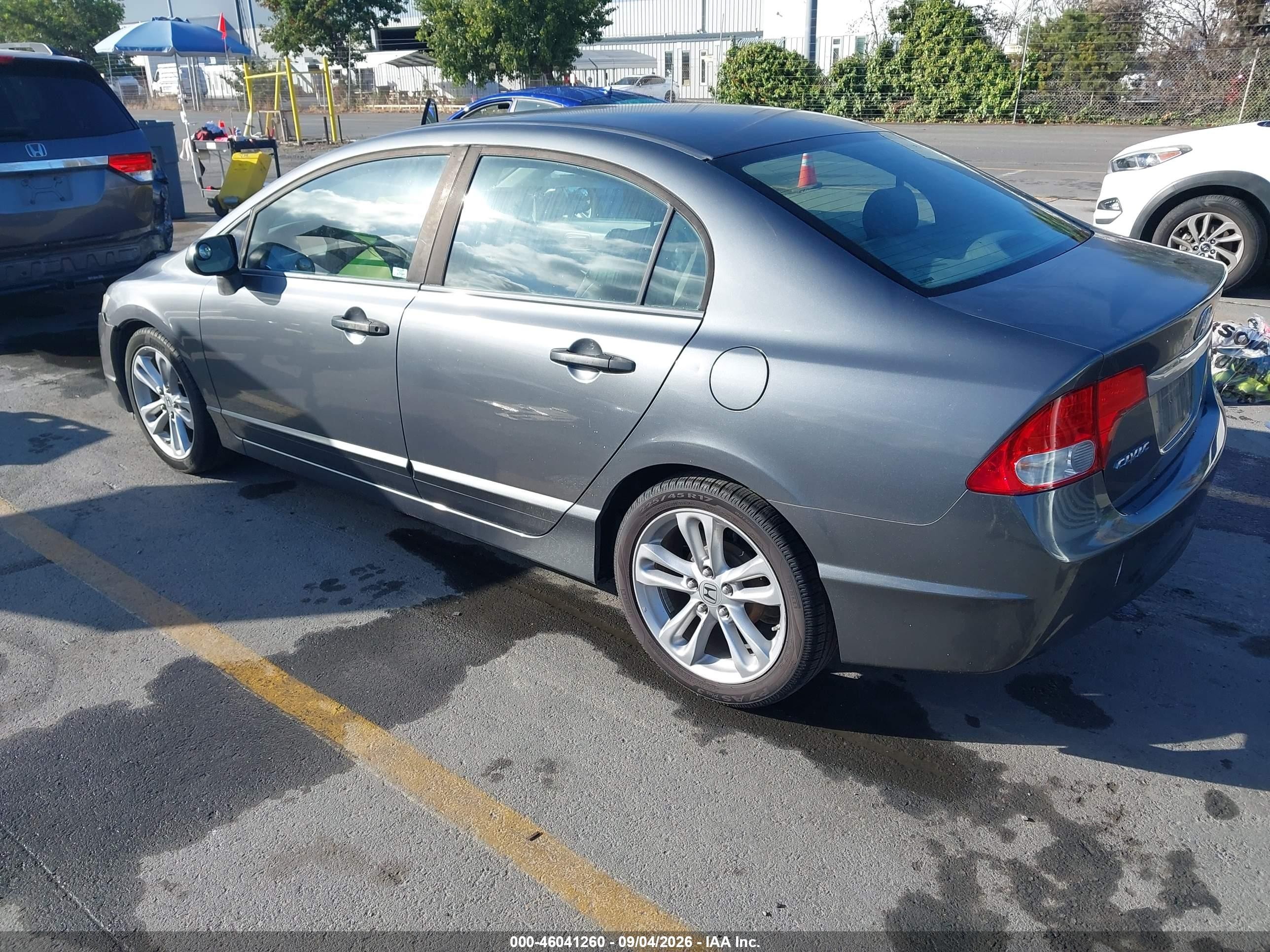 2010 Honda Civic Vp Gray vin: 19XFA1F35AE039447