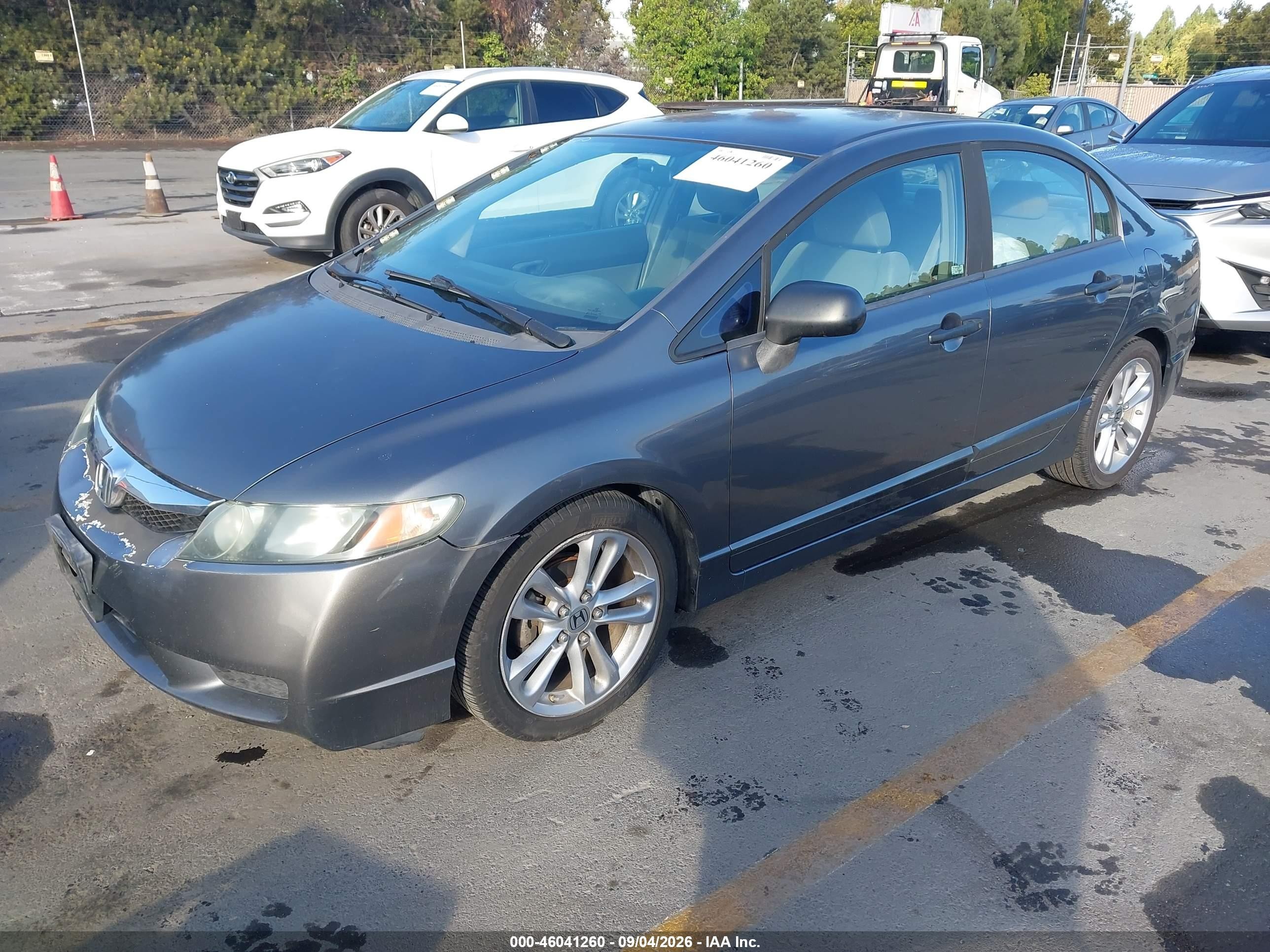 2010 Honda Civic Vp Gray vin: 19XFA1F35AE039447