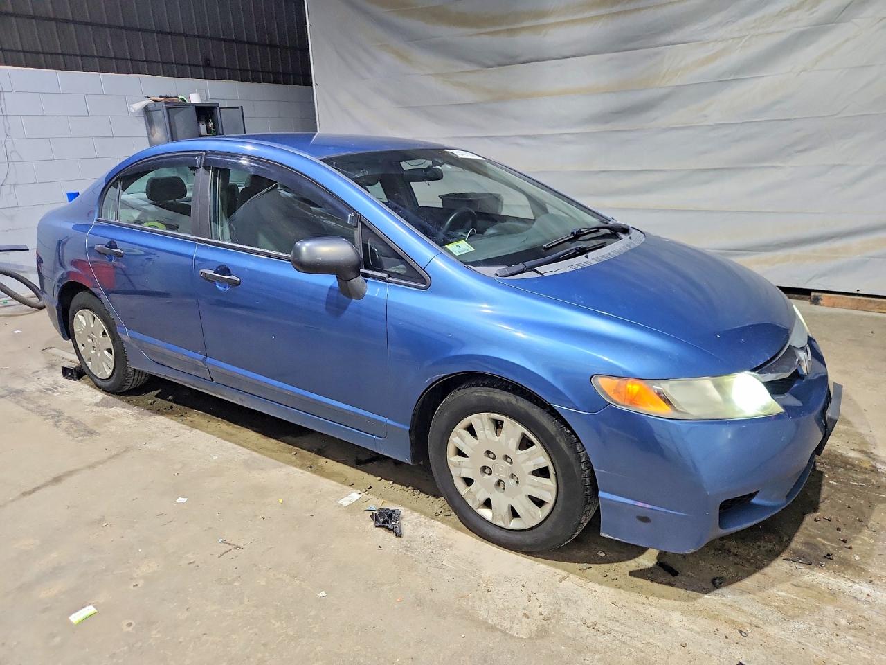 2010 Honda Civic Vp Blue vin: 19XFA1F35AE081360