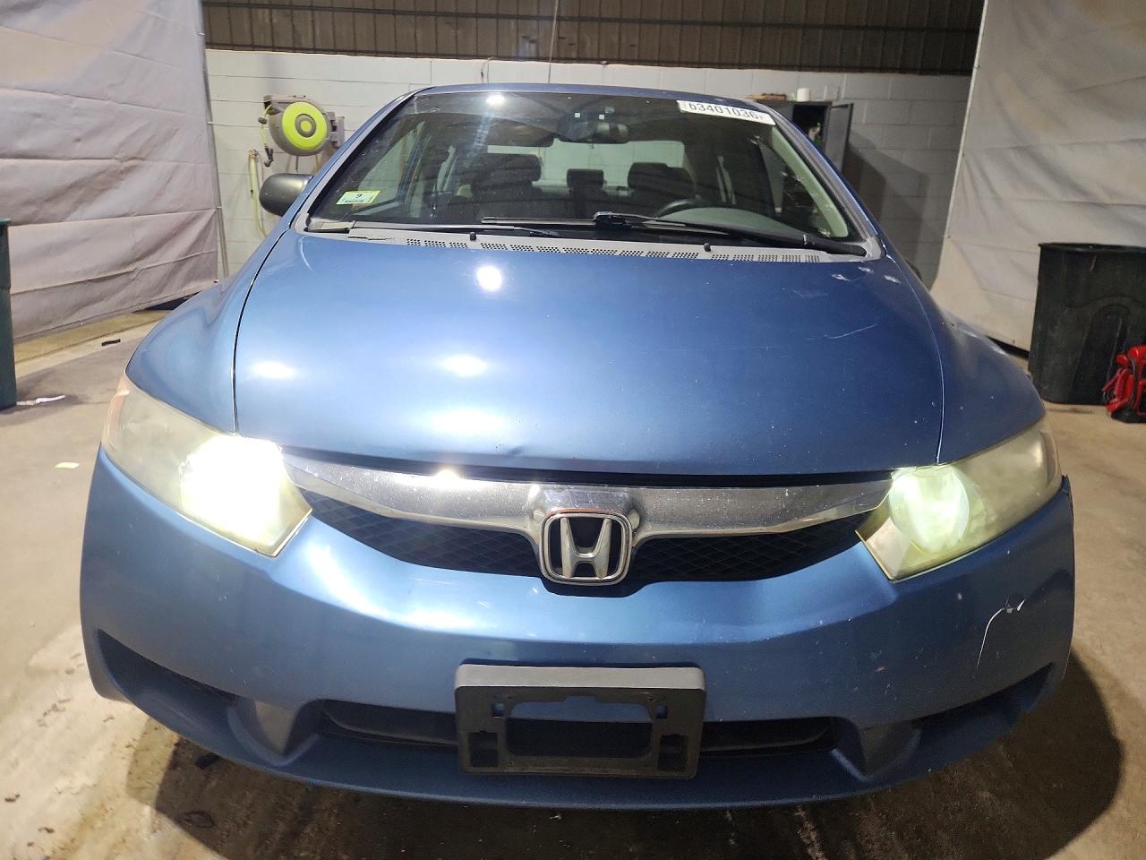 2010 Honda Civic Vp Blue vin: 19XFA1F35AE081360