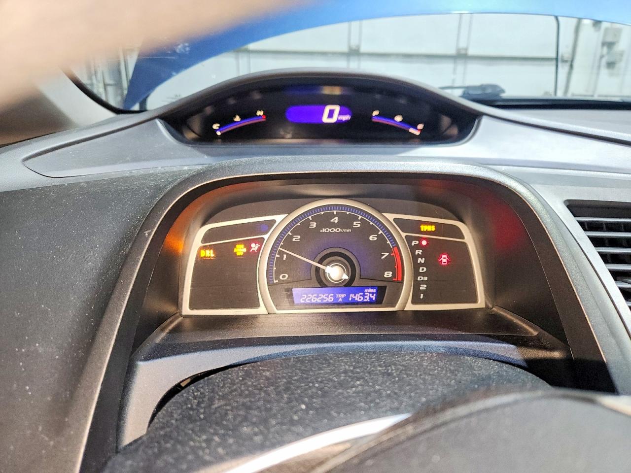 2010 Honda Civic Vp Blue vin: 19XFA1F35AE081360
