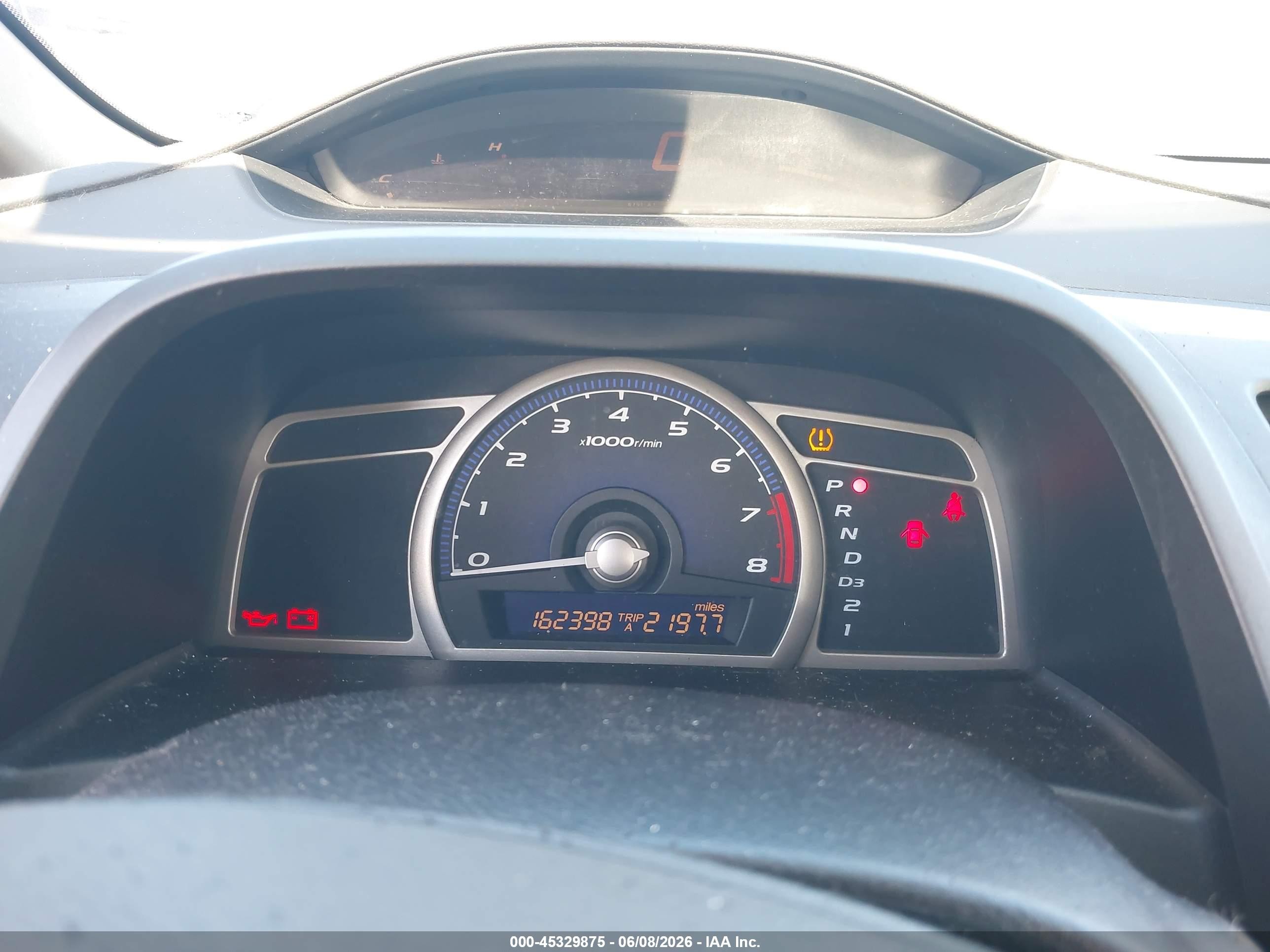 2010 Honda Civic Vp Blue vin: 19XFA1F37AE008765