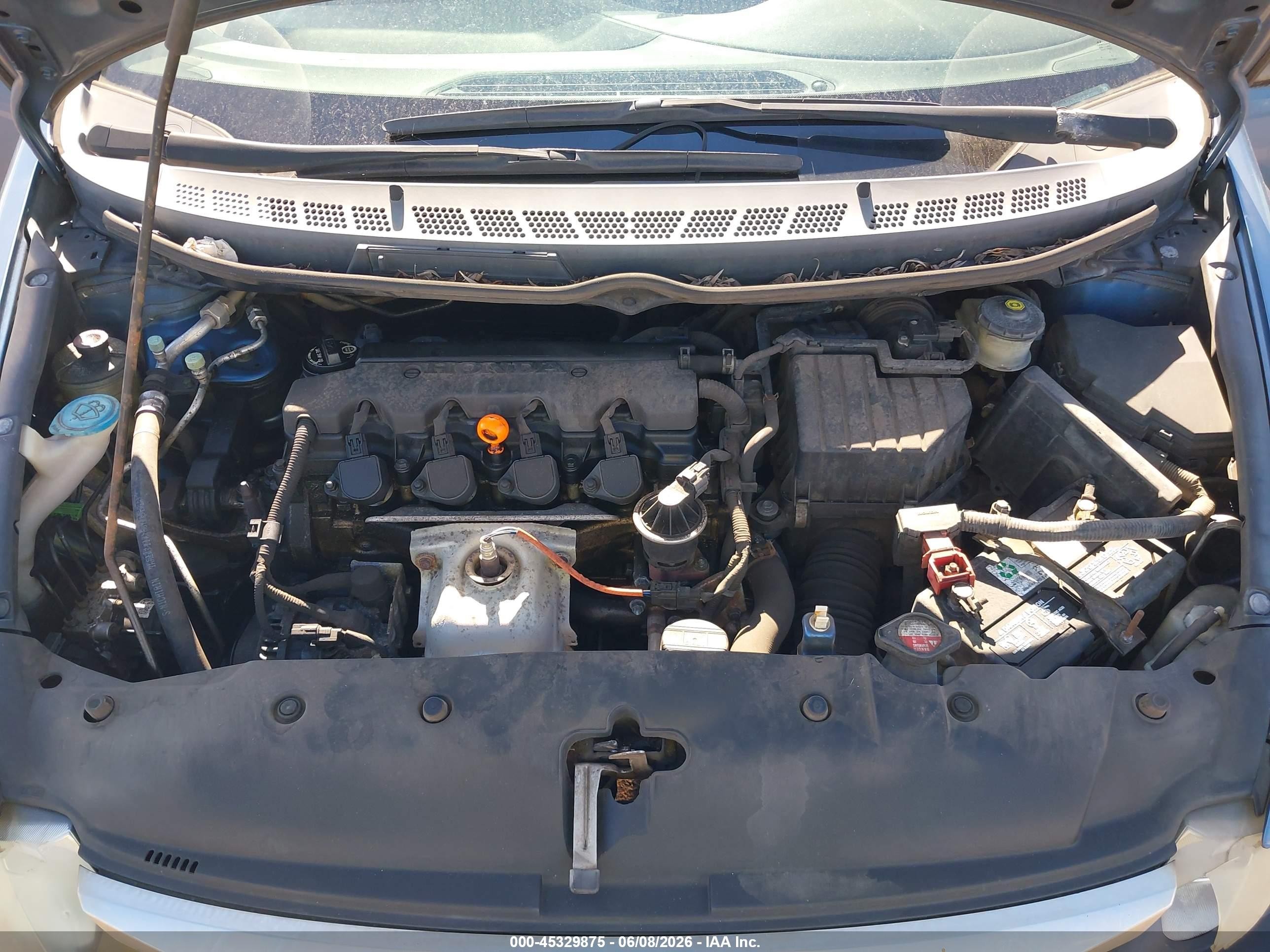 2010 Honda Civic Vp Blue vin: 19XFA1F37AE008765