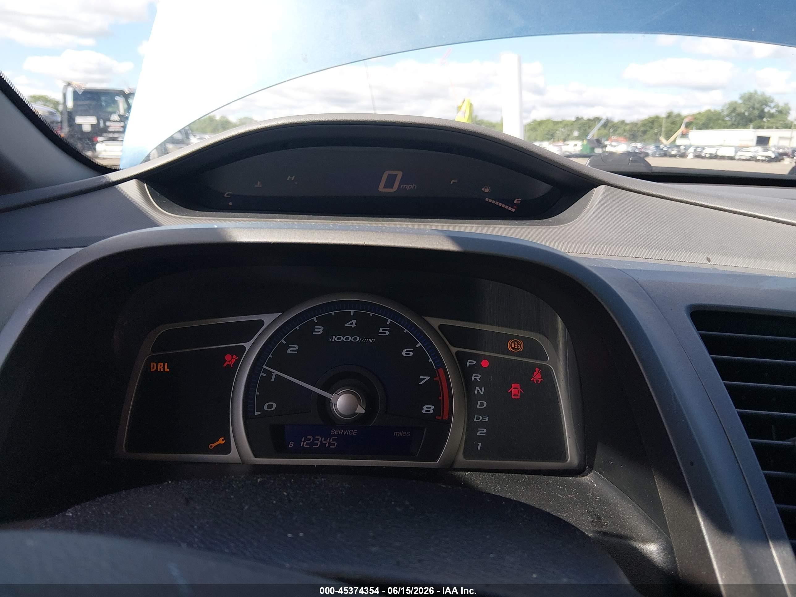 2010 Honda Civic Vp Blue vin: 19XFA1F37AE035741