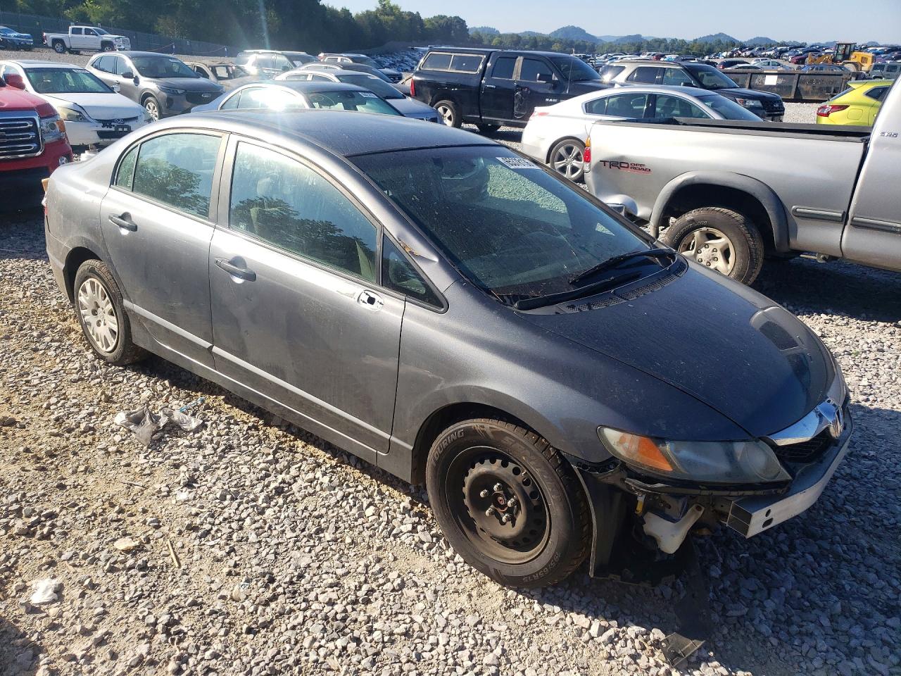 2010 Honda Civic Vp Серый vin: 19XFA1F37AE054693