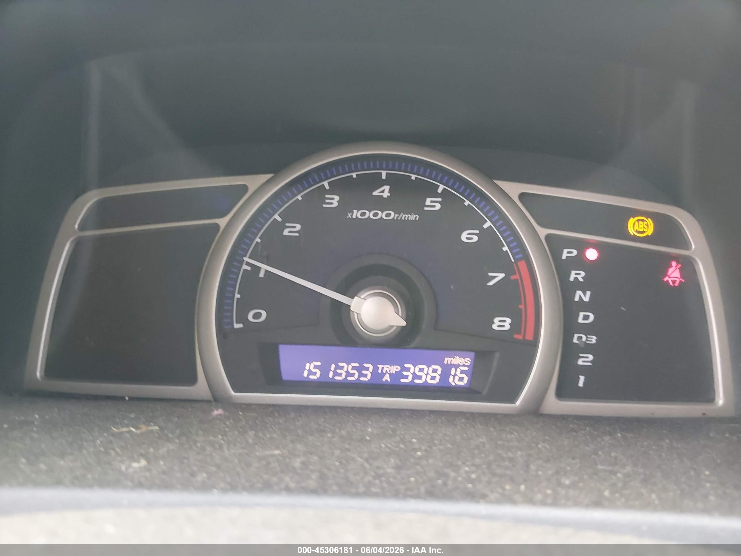 2010 Honda Civic Vp Gray vin: 19XFA1F38AE016325