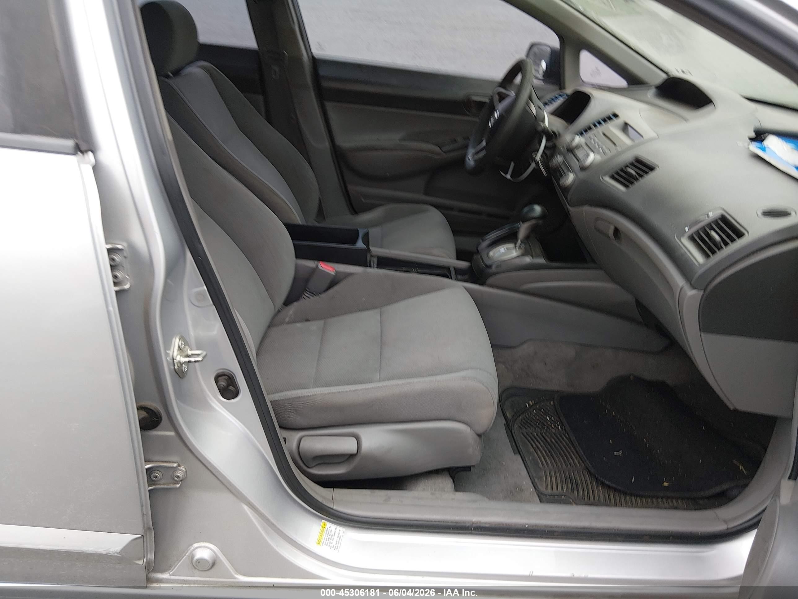 2010 Honda Civic Vp Gray vin: 19XFA1F38AE016325