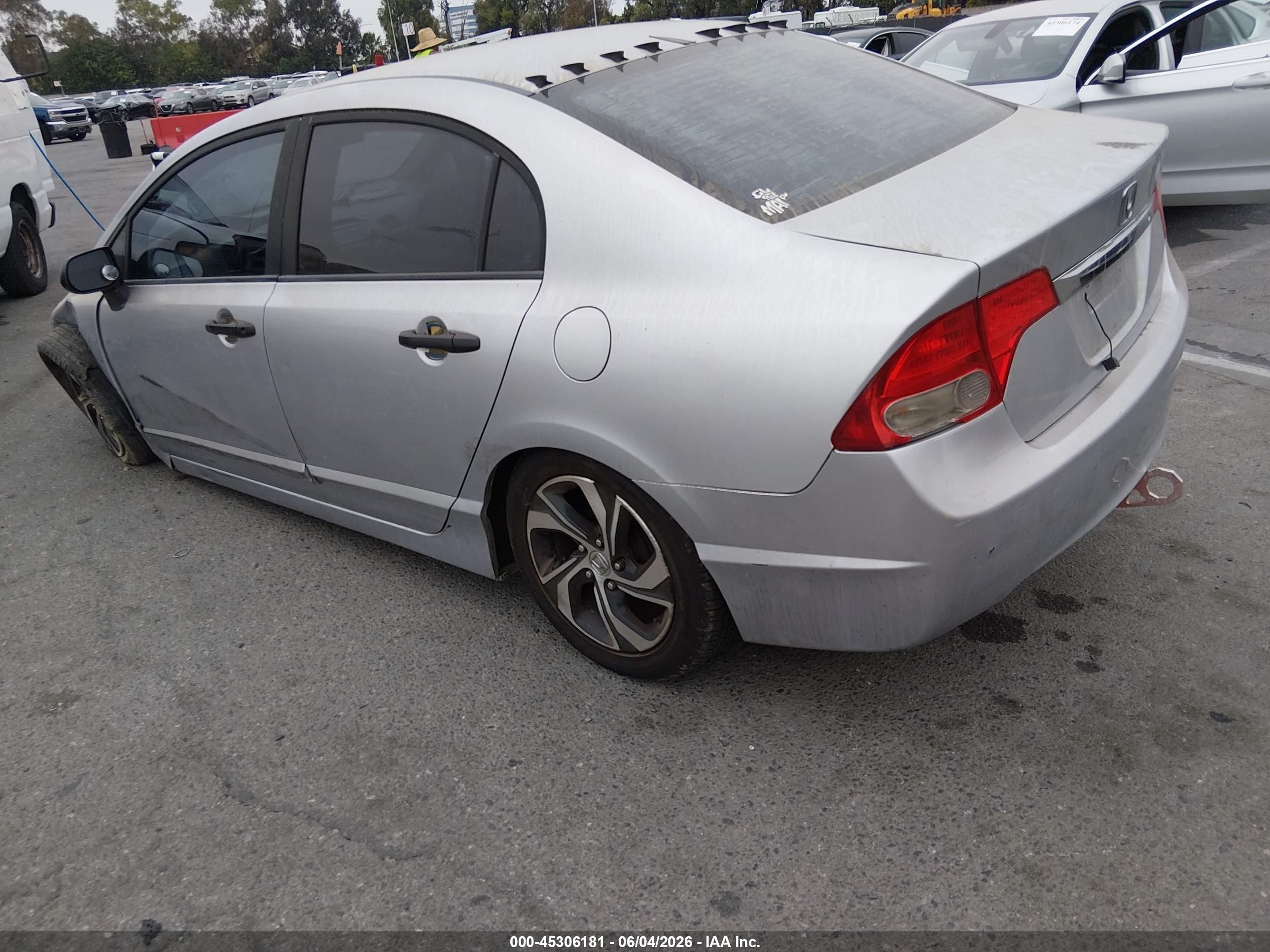 2010 Honda Civic Vp Gray vin: 19XFA1F38AE016325