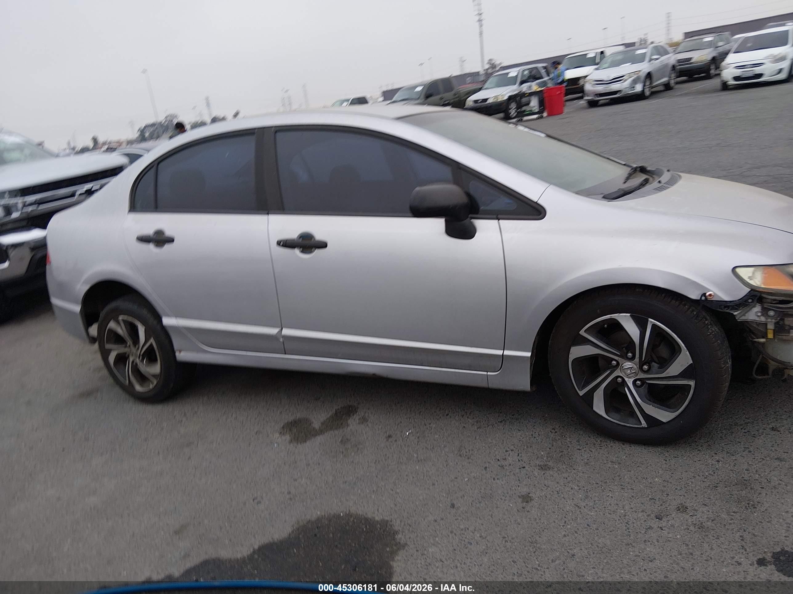 2010 Honda Civic Vp Gray vin: 19XFA1F38AE016325