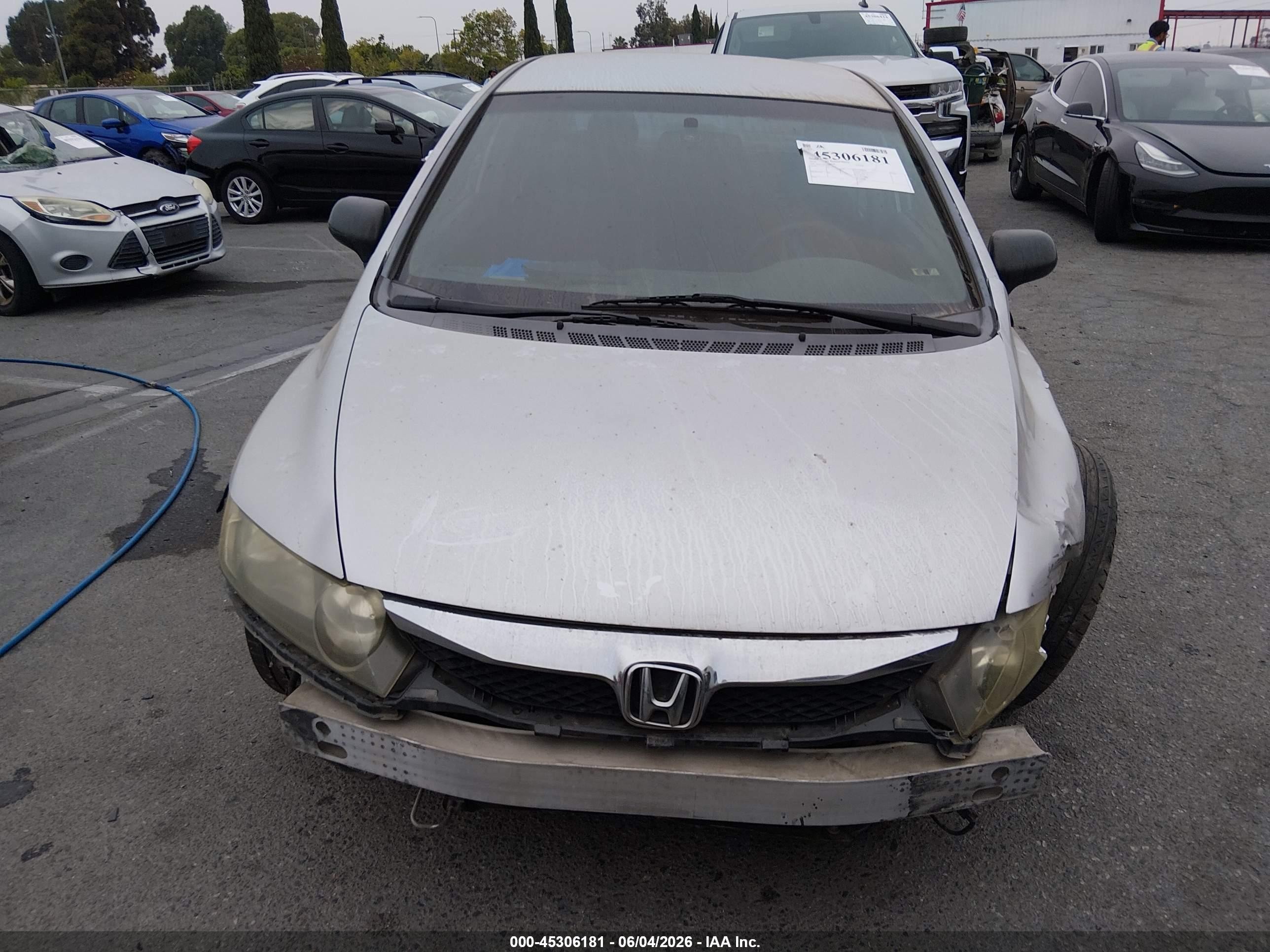 2010 Honda Civic Vp Gray vin: 19XFA1F38AE016325