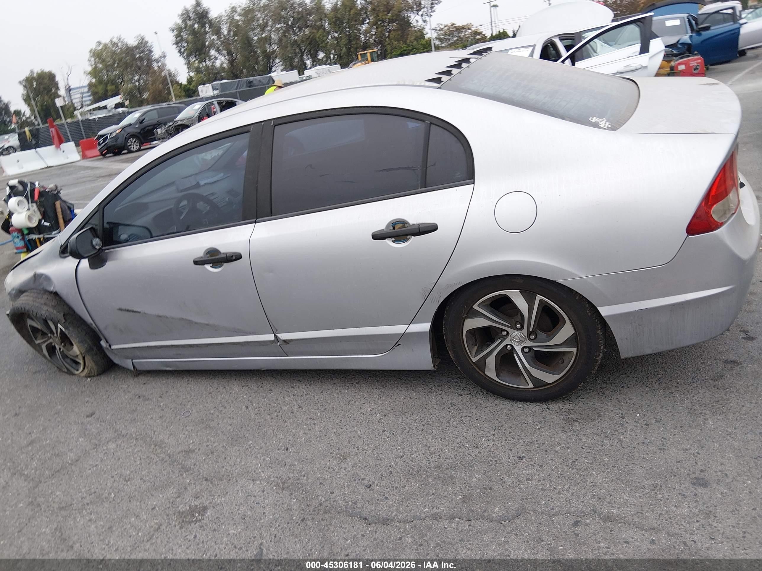 2010 Honda Civic Vp Gray vin: 19XFA1F38AE016325