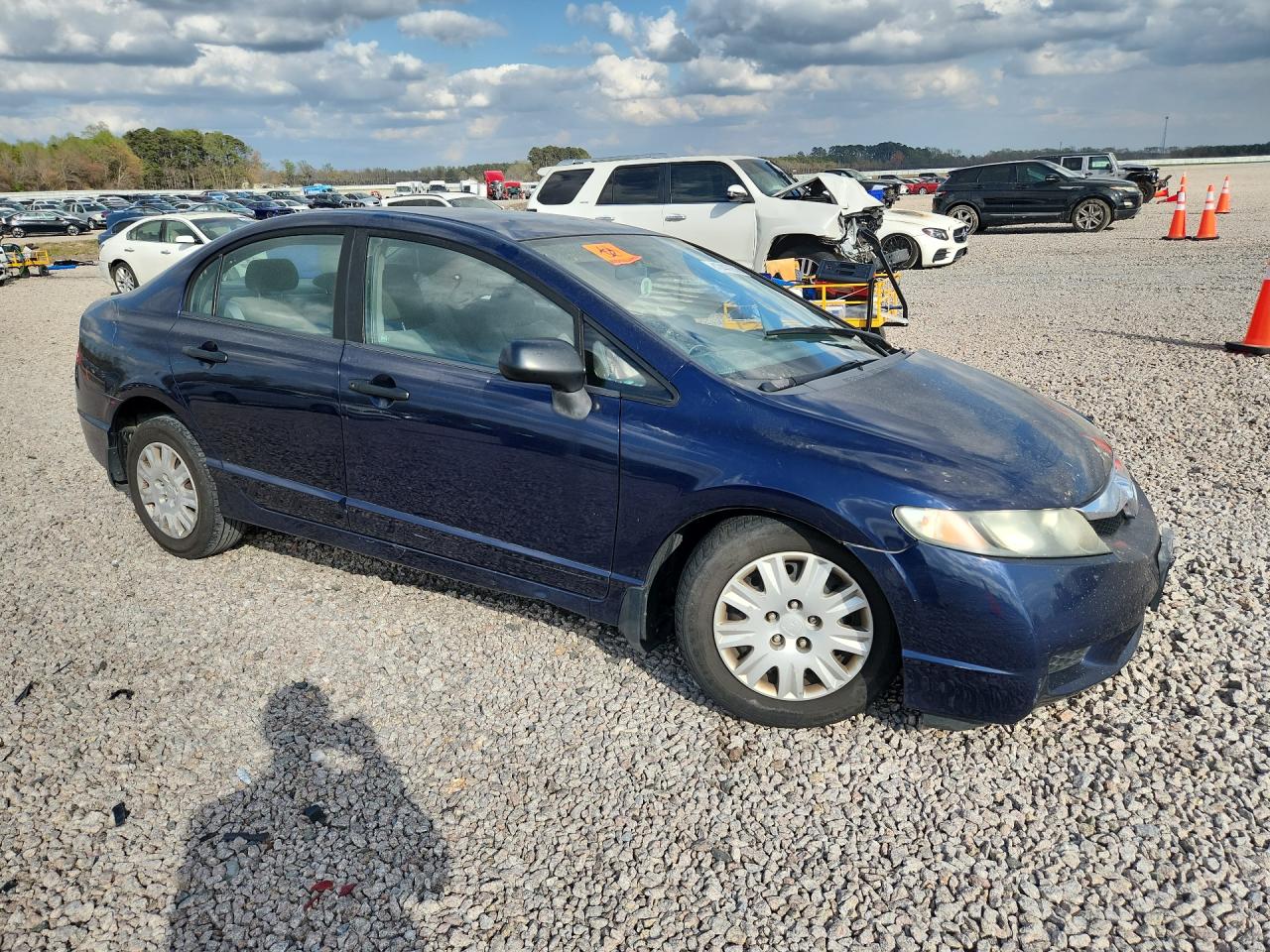 2010 Honda Civic Vp Blue vin: 19XFA1F38AE080512