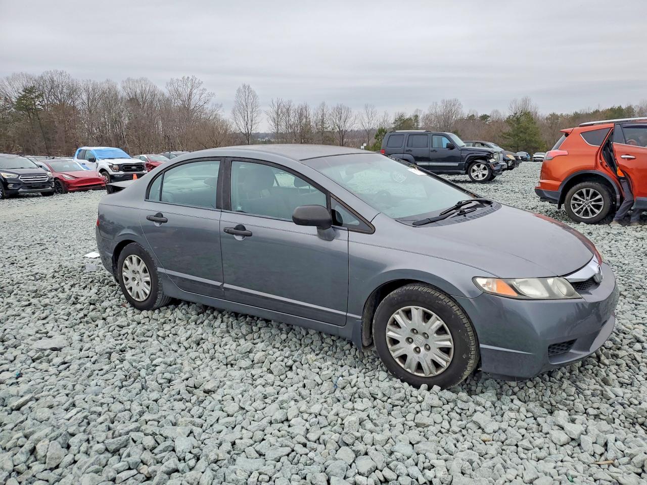 2011 Honda Civic Vp Gray vin: 19XFA1F38BE035796