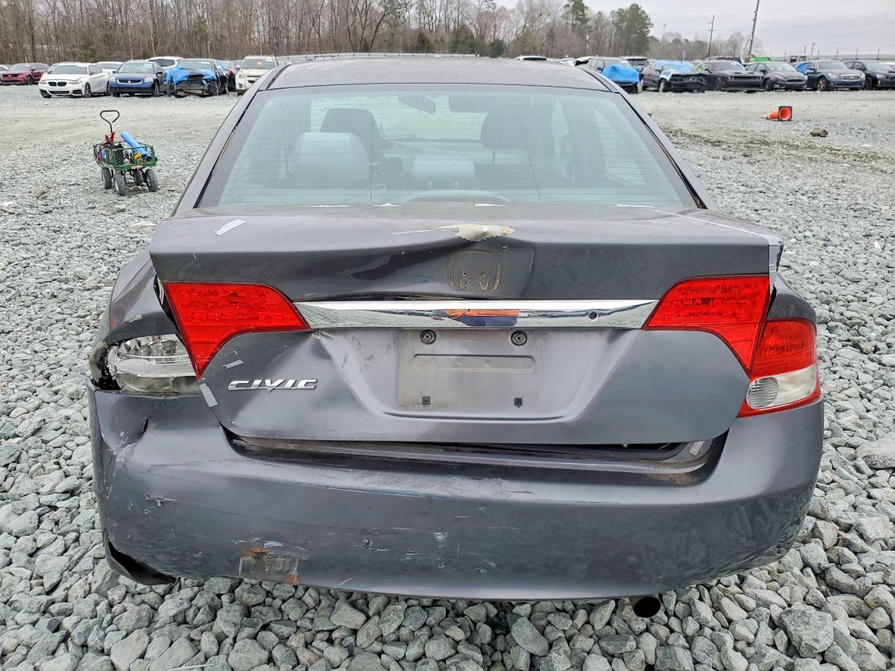 2011 Honda Civic Vp Gray vin: 19XFA1F38BE035796