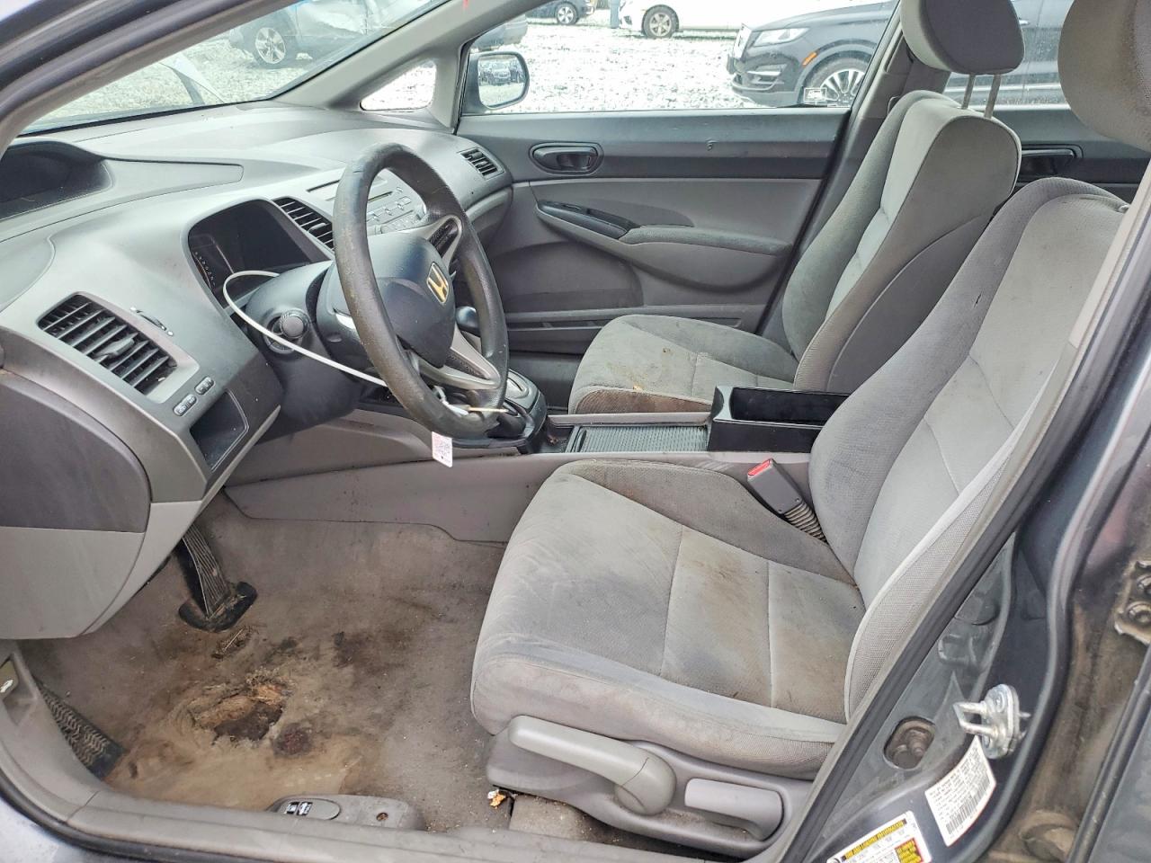 2011 Honda Civic Vp Gray vin: 19XFA1F38BE035796