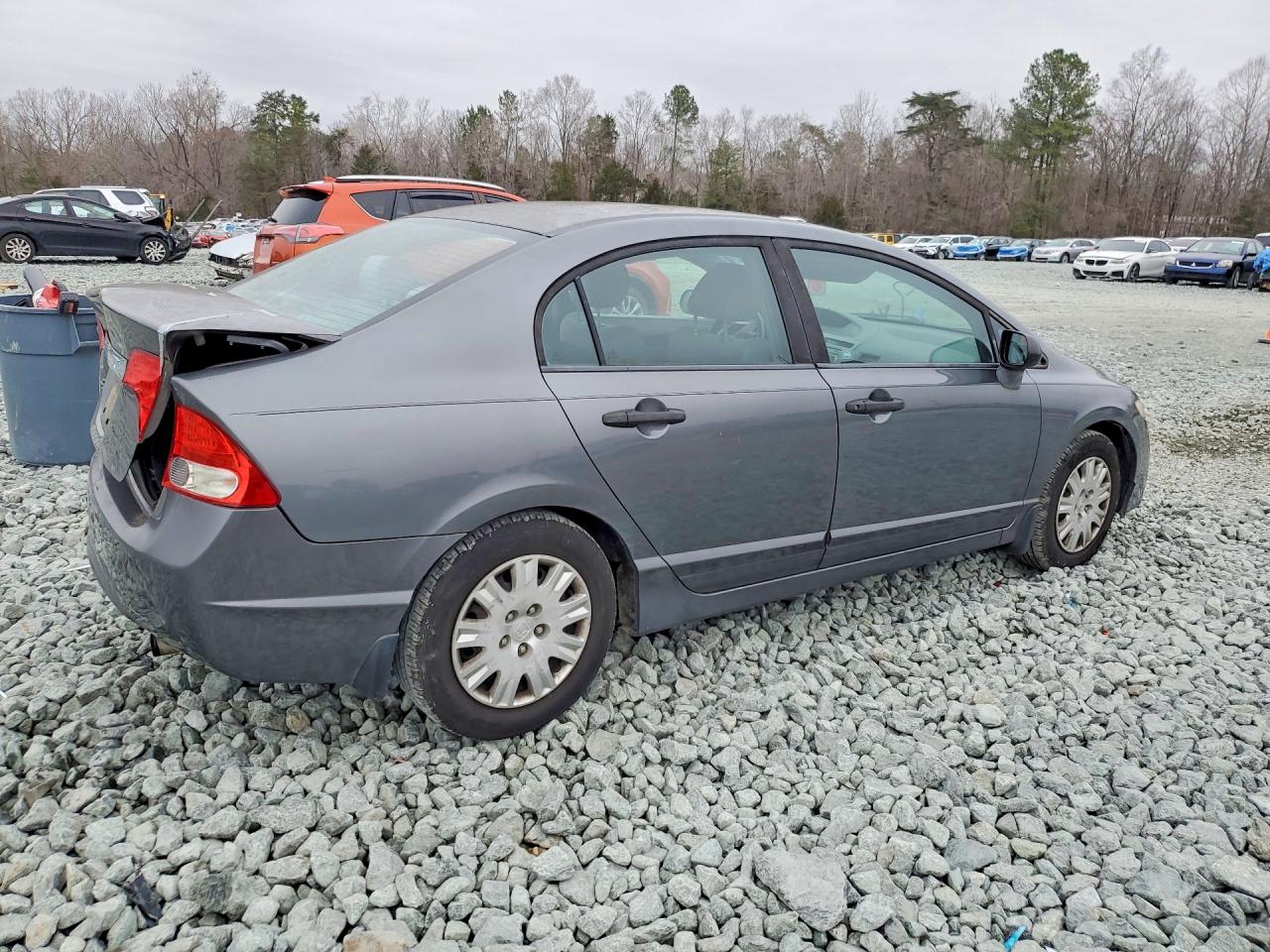 2011 Honda Civic Vp Gray vin: 19XFA1F38BE035796