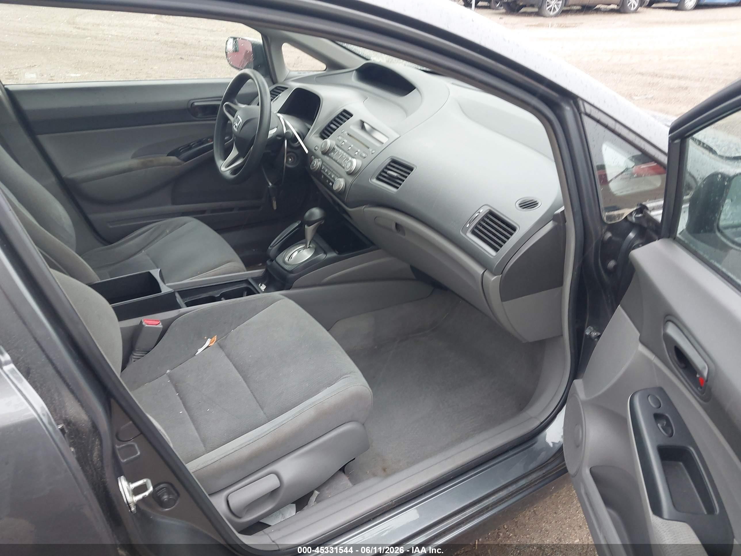 2011 Honda Civic Vp Gray vin: 19XFA1F39BE024614