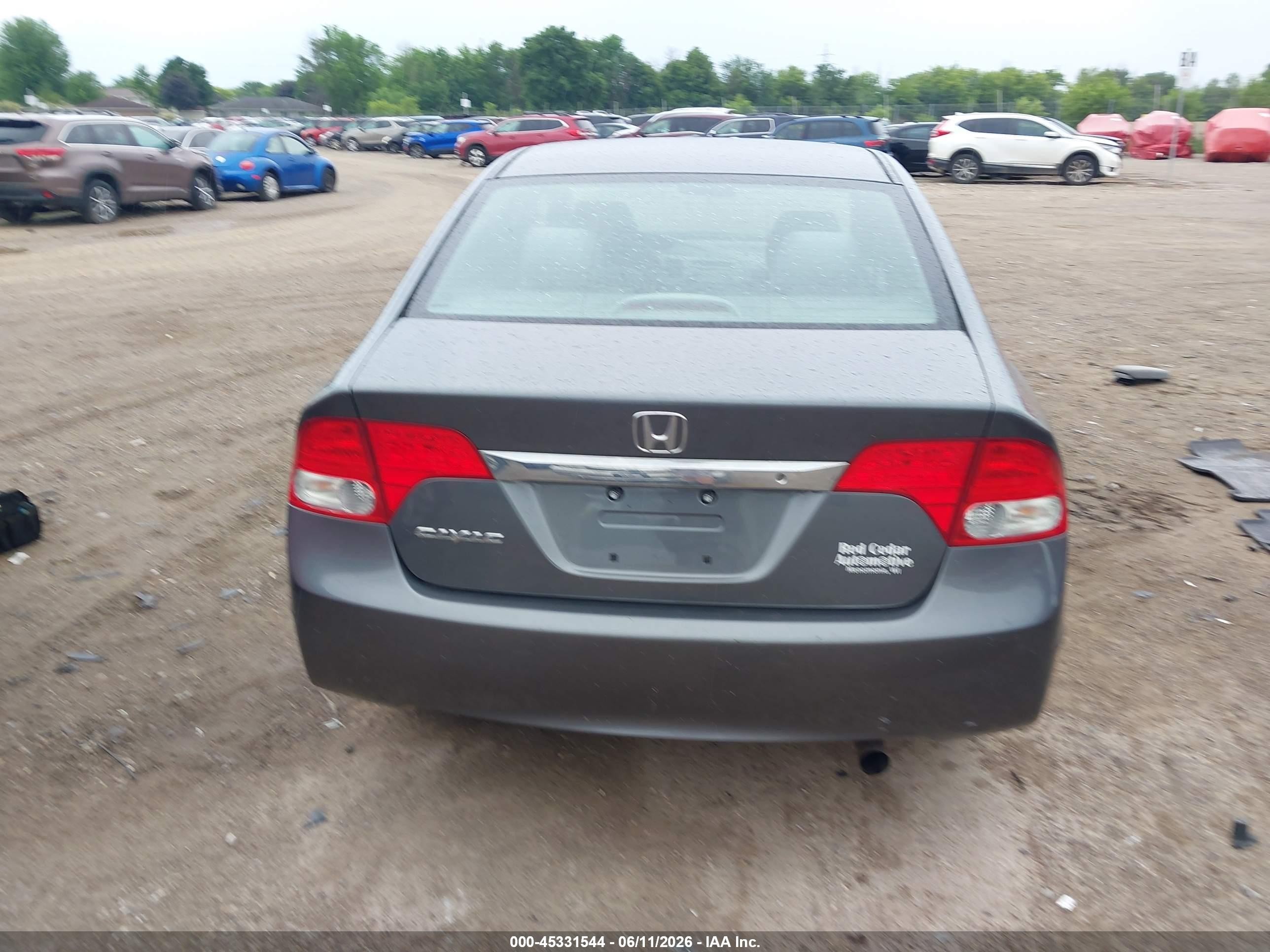 2011 Honda Civic Vp Gray vin: 19XFA1F39BE024614