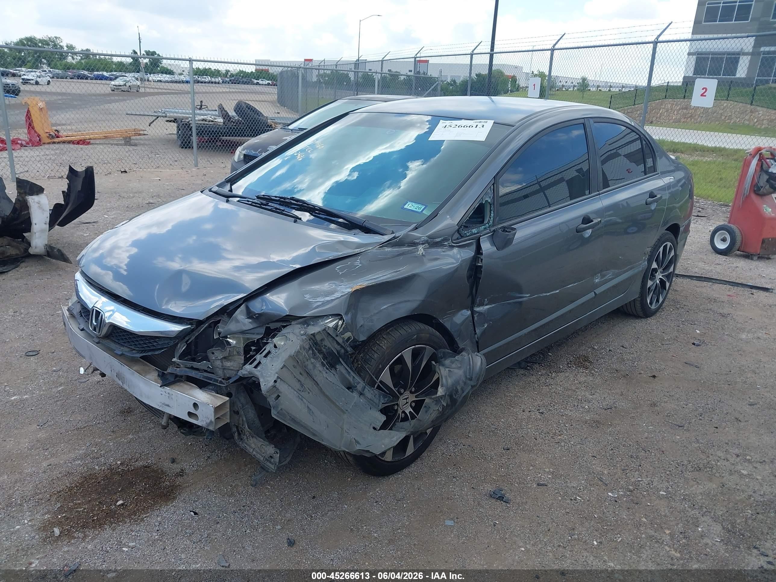 2011 Honda Civic Vp Gray vin: 19XFA1F39BE028498