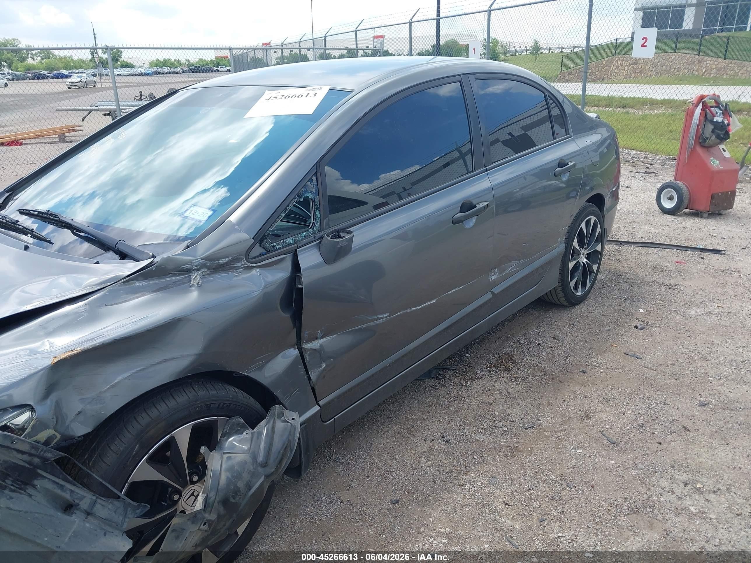 2011 Honda Civic Vp Gray vin: 19XFA1F39BE028498
