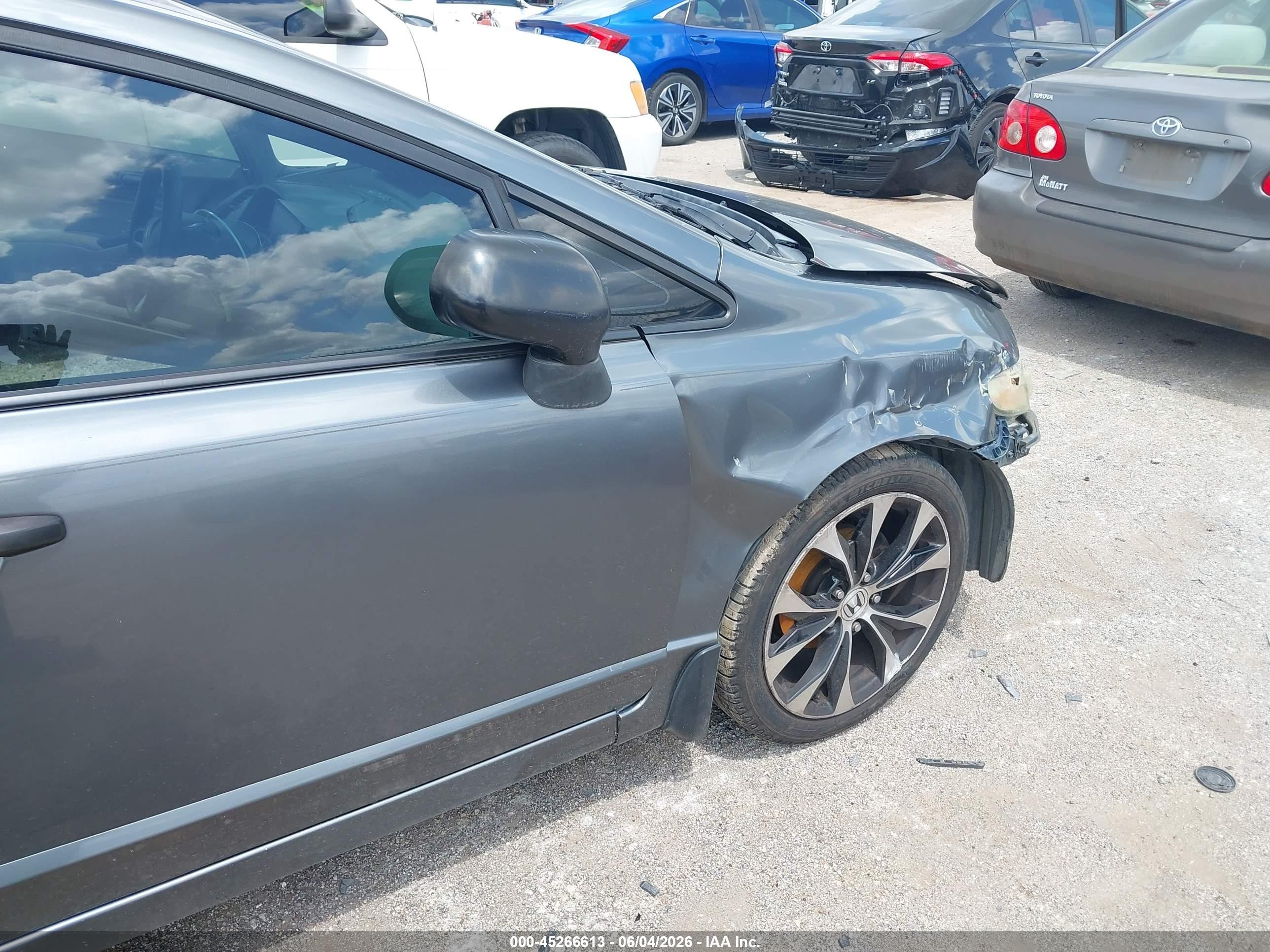 2011 Honda Civic Vp Gray vin: 19XFA1F39BE028498