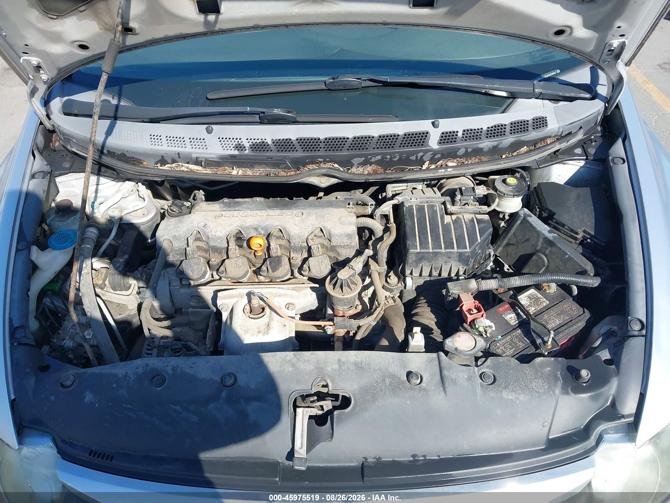 2010 Honda Civic Vp Silver vin: 19XFA1F3XAE025561