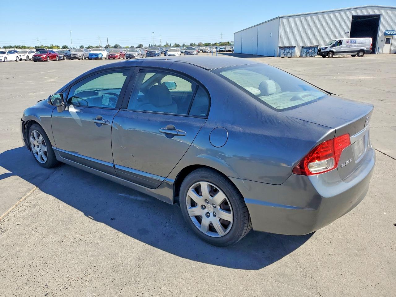 2010 Honda Civic Lx Gray vin: 19XFA1F50AE001853