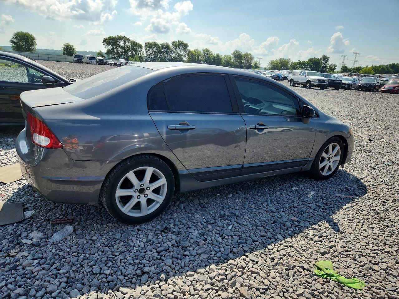 2010 Honda Civic Lx Серый vin: 19XFA1F50AE013890