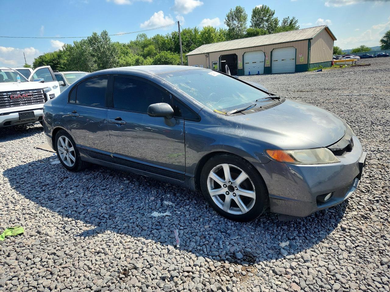 2010 Honda Civic Lx Серый vin: 19XFA1F50AE013890
