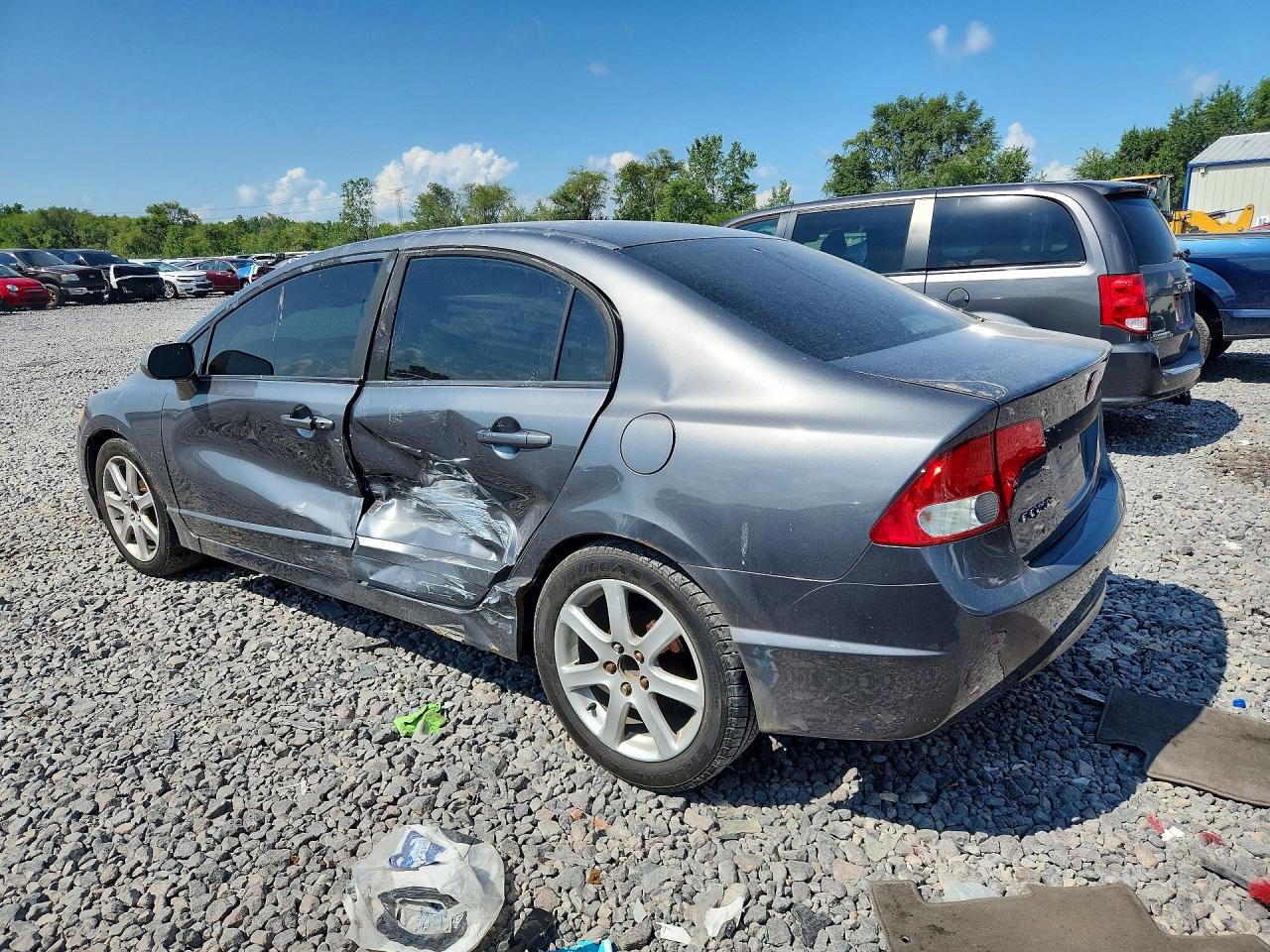 2010 Honda Civic Lx Серый vin: 19XFA1F50AE013890
