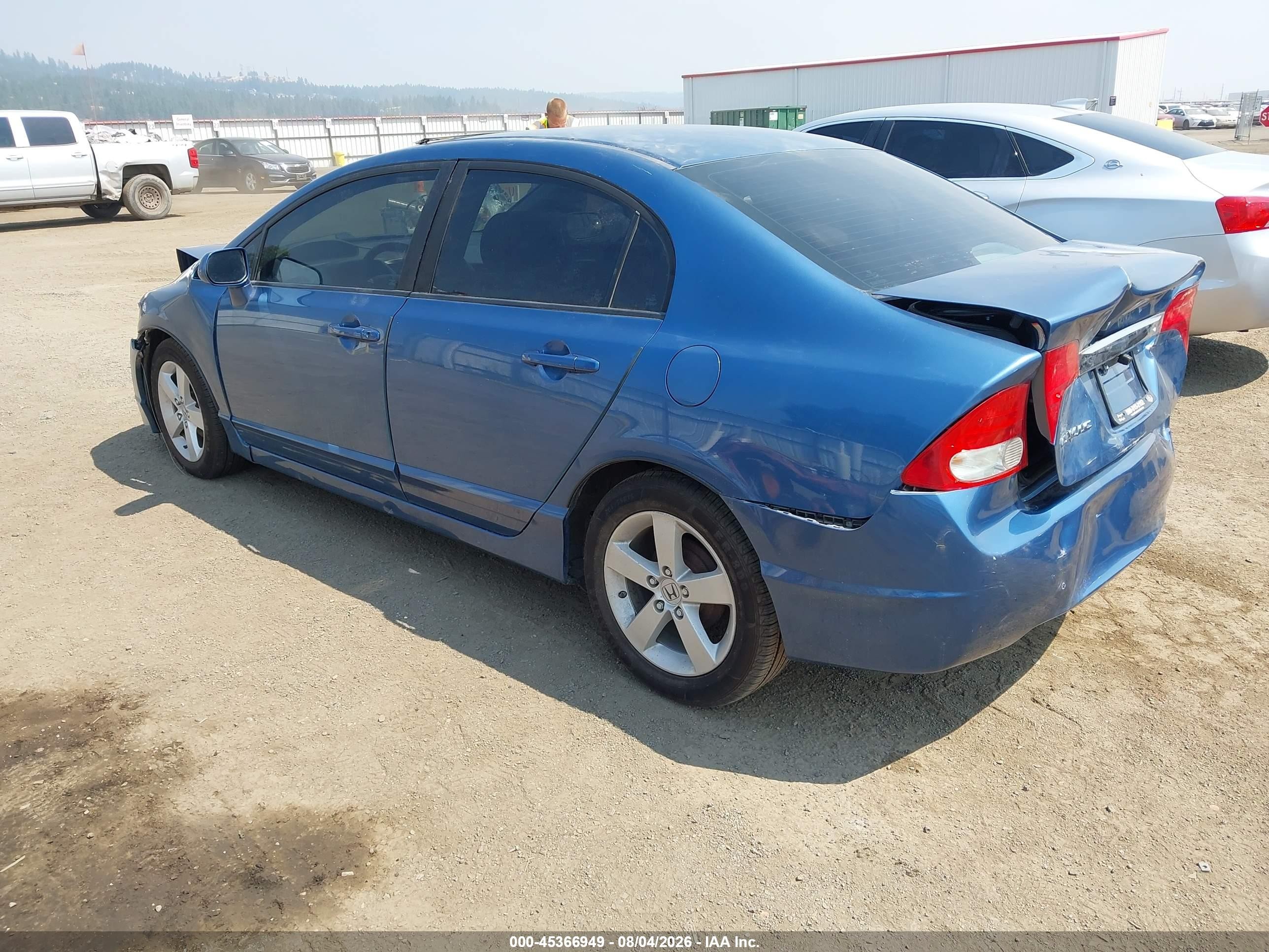 2010 Honda Civic Lx Blue vin: 19XFA1F50AE018037