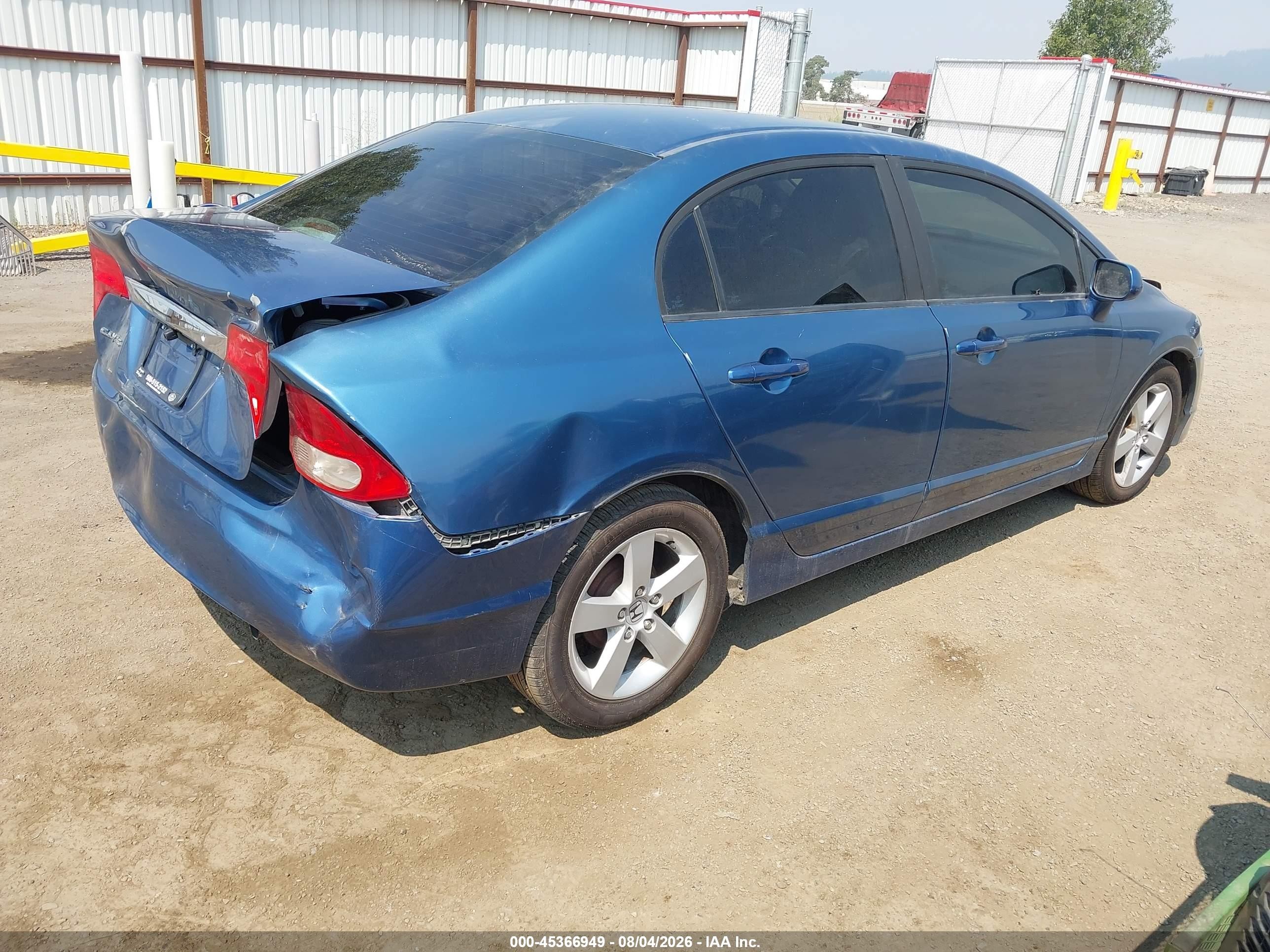 2010 Honda Civic Lx Blue vin: 19XFA1F50AE018037