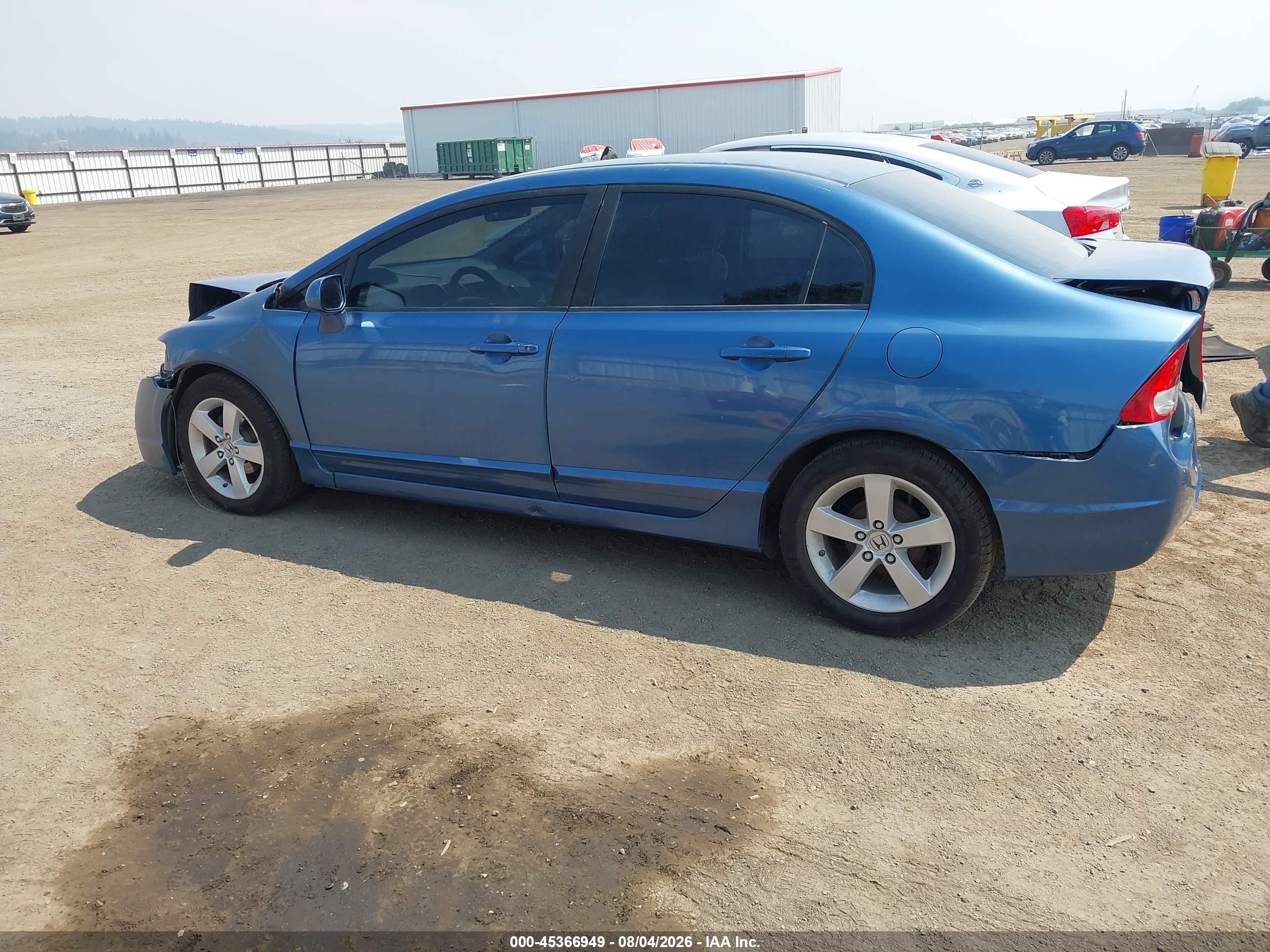 2010 Honda Civic Lx Blue vin: 19XFA1F50AE018037