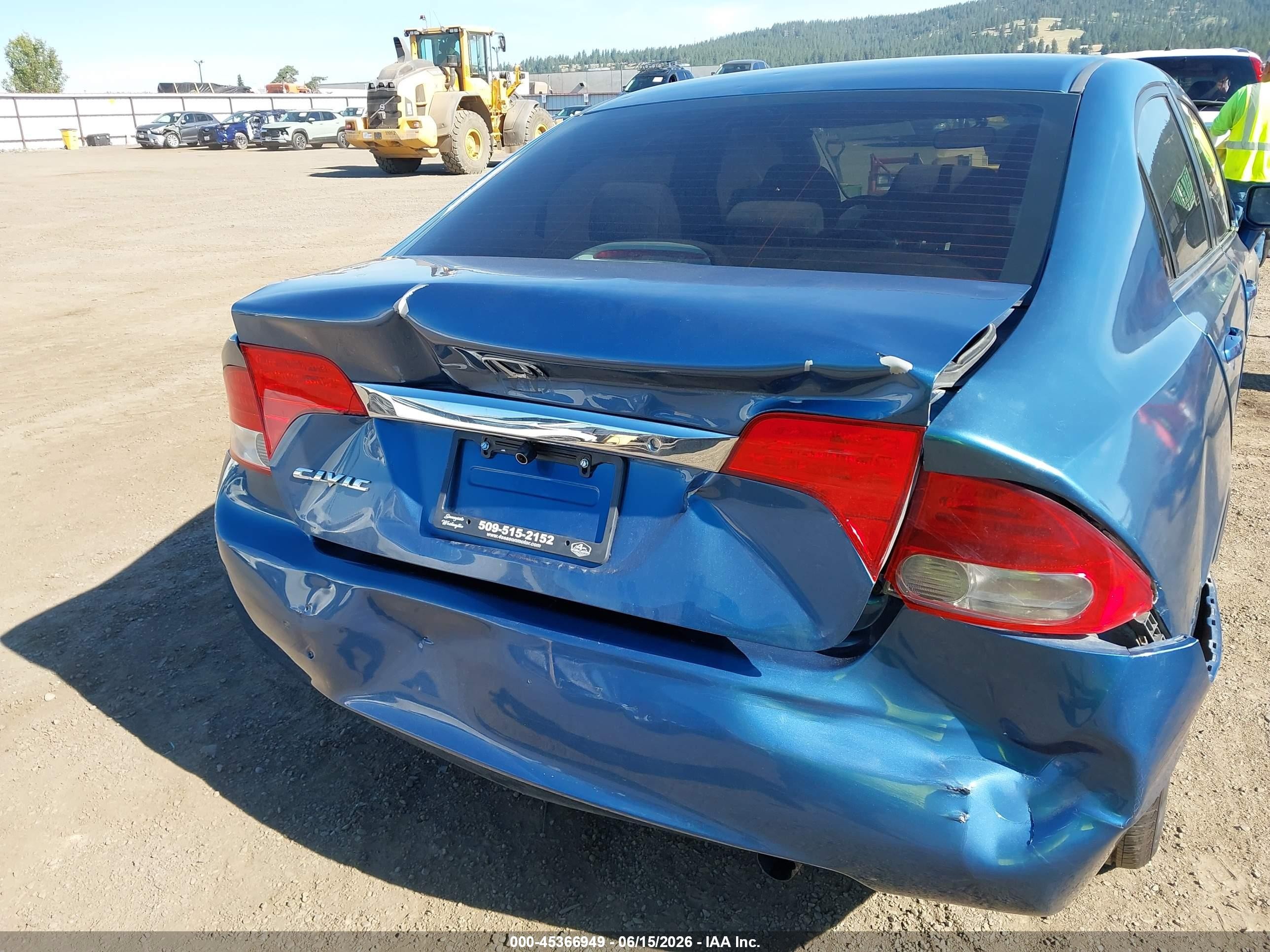 2010 Honda Civic Lx Blue vin: 19XFA1F50AE018037