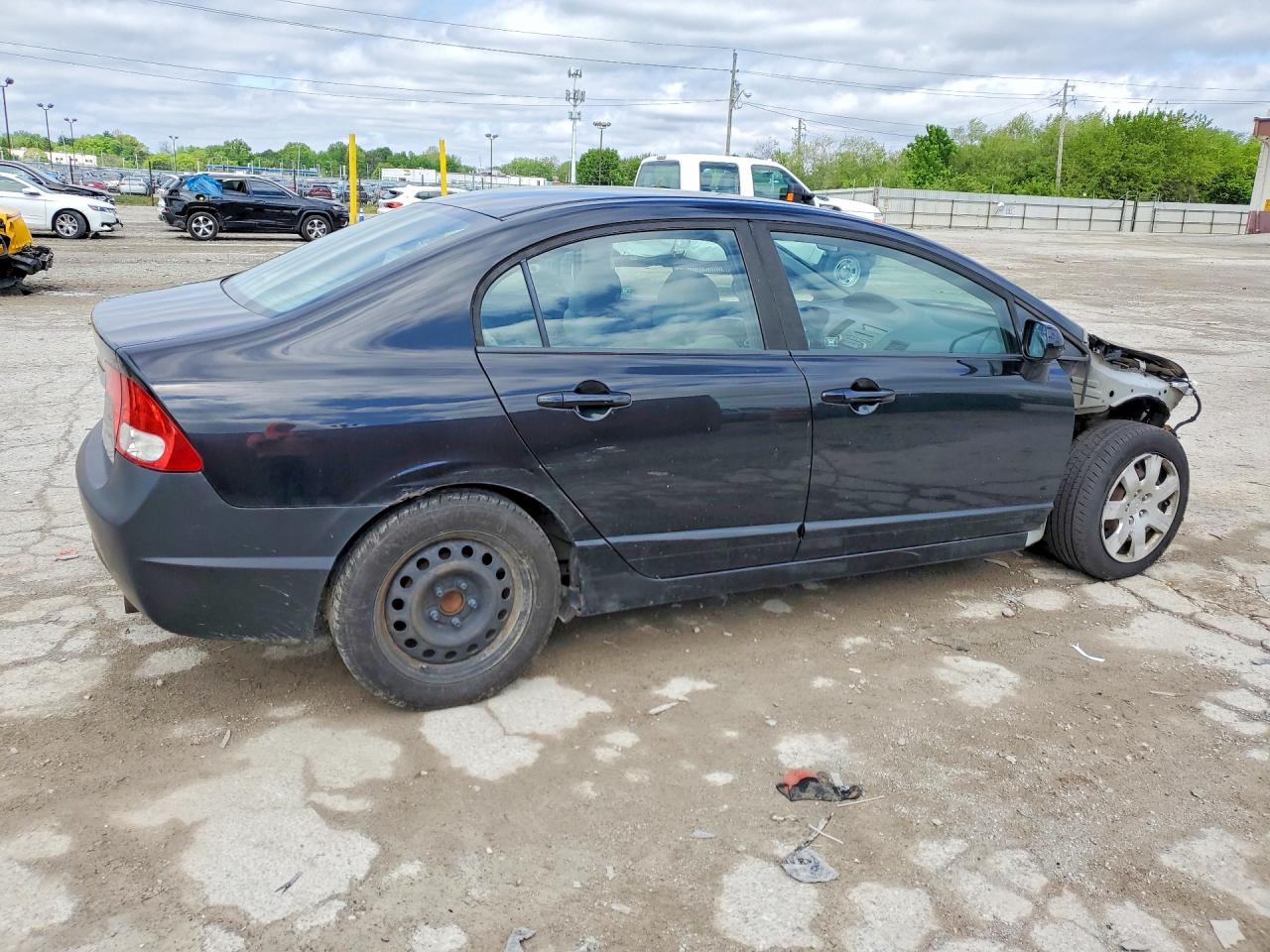 2010 Honda Civic Lx Black vin: 19XFA1F50AE028440