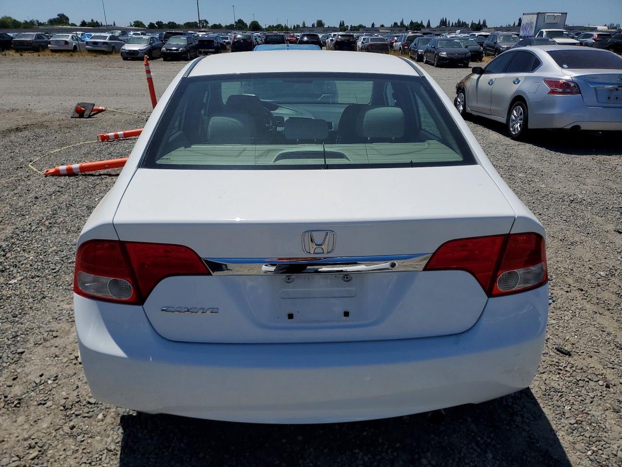2010 Honda Civic Lx White vin: 19XFA1F50AE051071