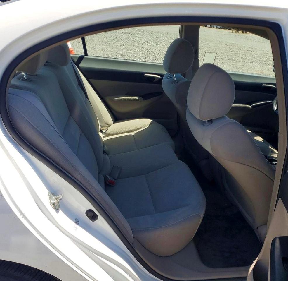 2010 Honda Civic Lx White vin: 19XFA1F50AE051071