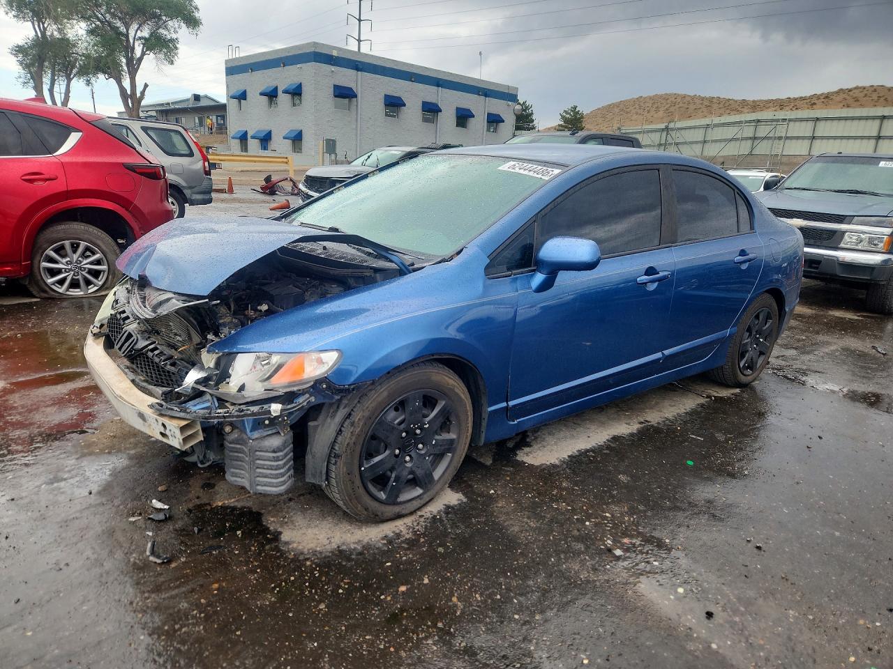 2010 Honda Civic Lx Синий vin: 19XFA1F50AE057310