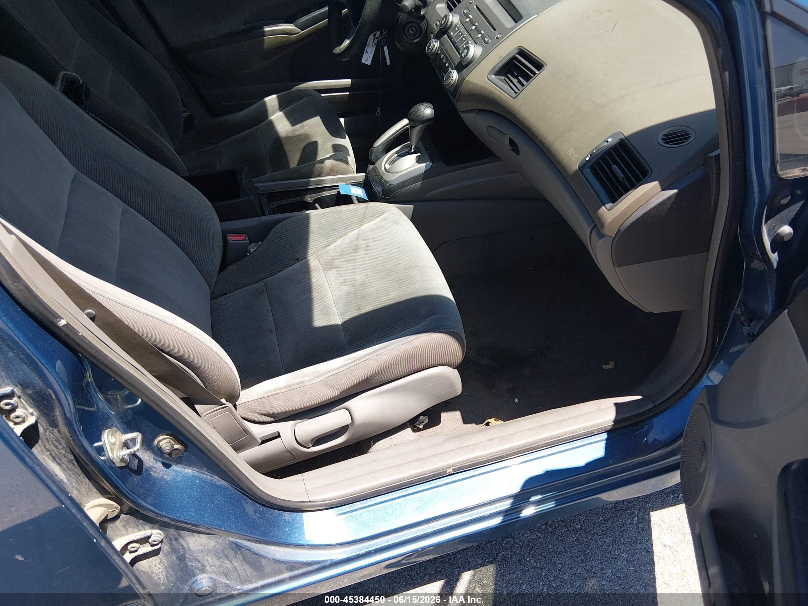 2010 Honda Civic Lx Blue vin: 19XFA1F50AE065407