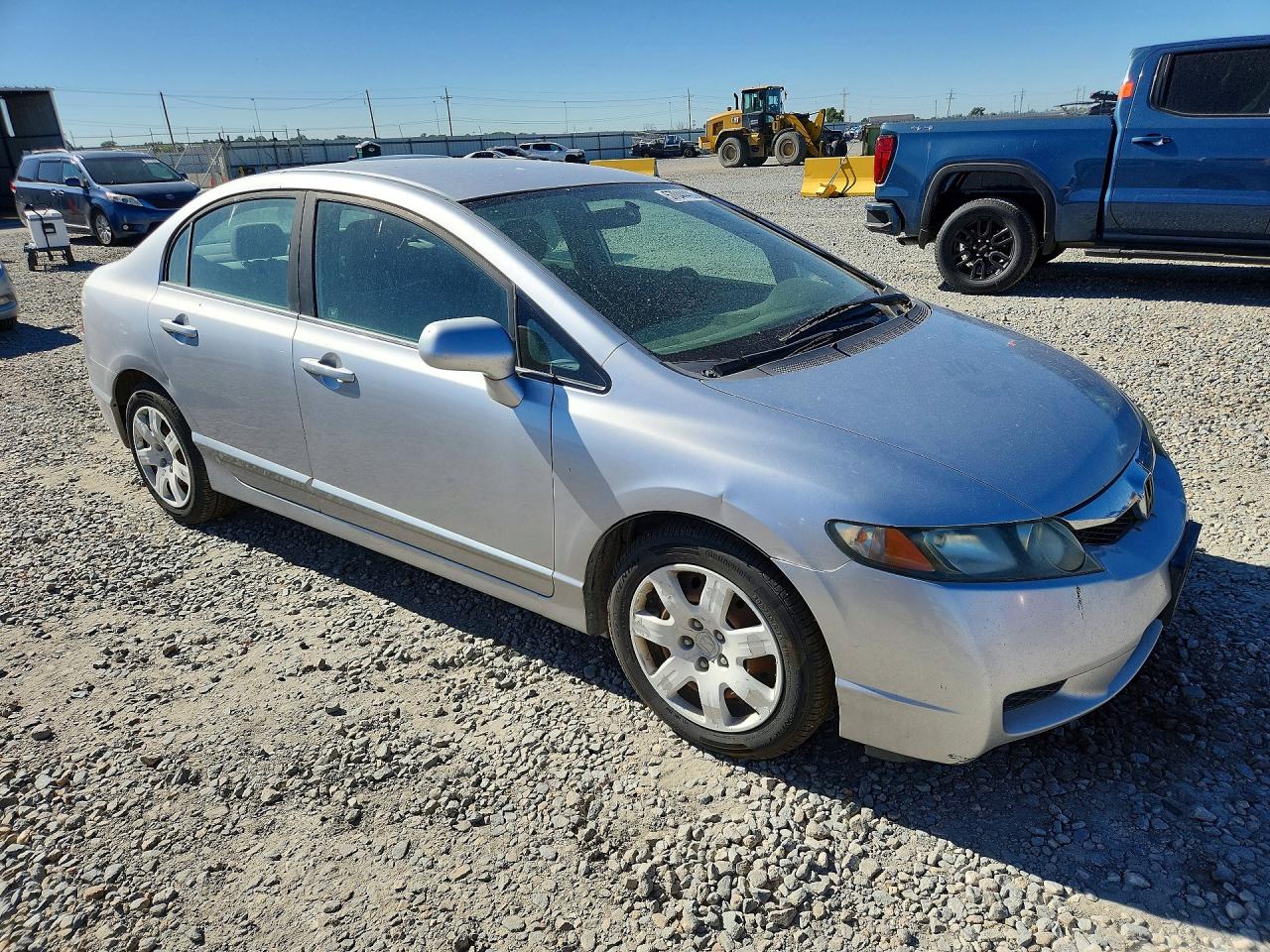 2010 Honda Civic Lx Silver vin: 19XFA1F50AE067562