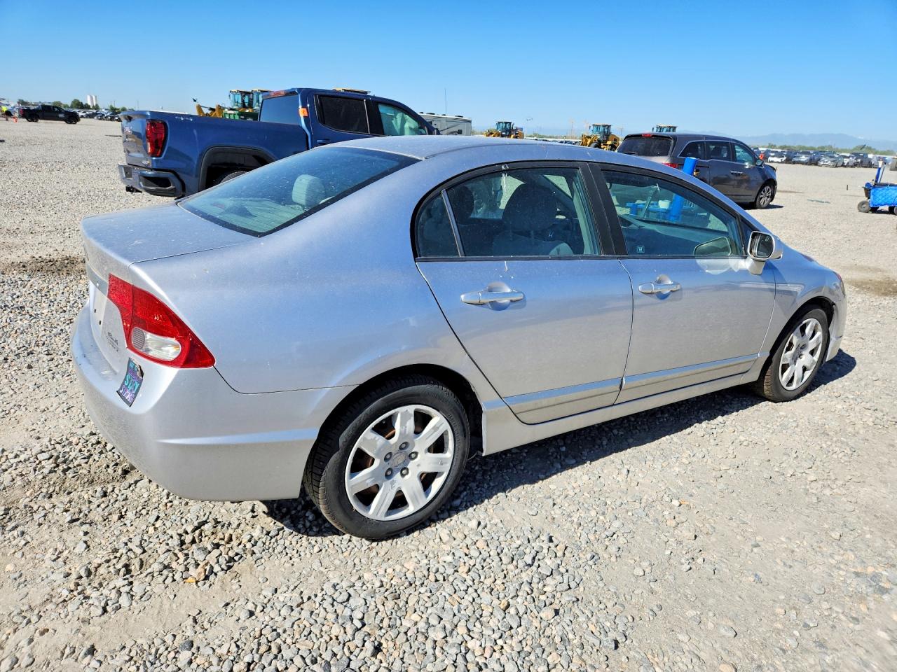 2010 Honda Civic Lx Silver vin: 19XFA1F50AE067562