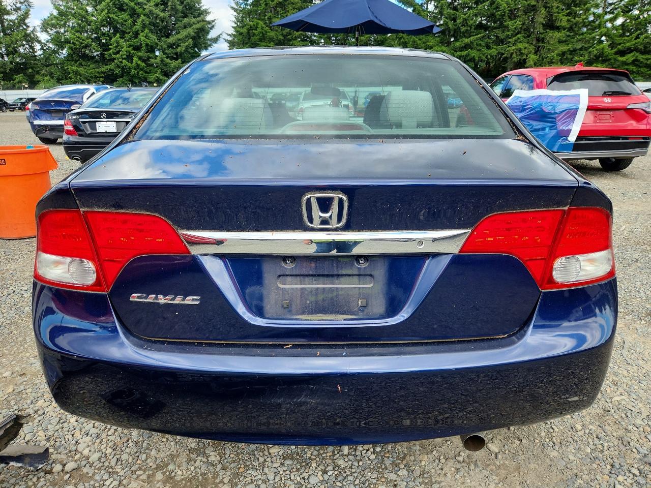 2010 Honda Civic Lx Blue vin: 19XFA1F50AE076049