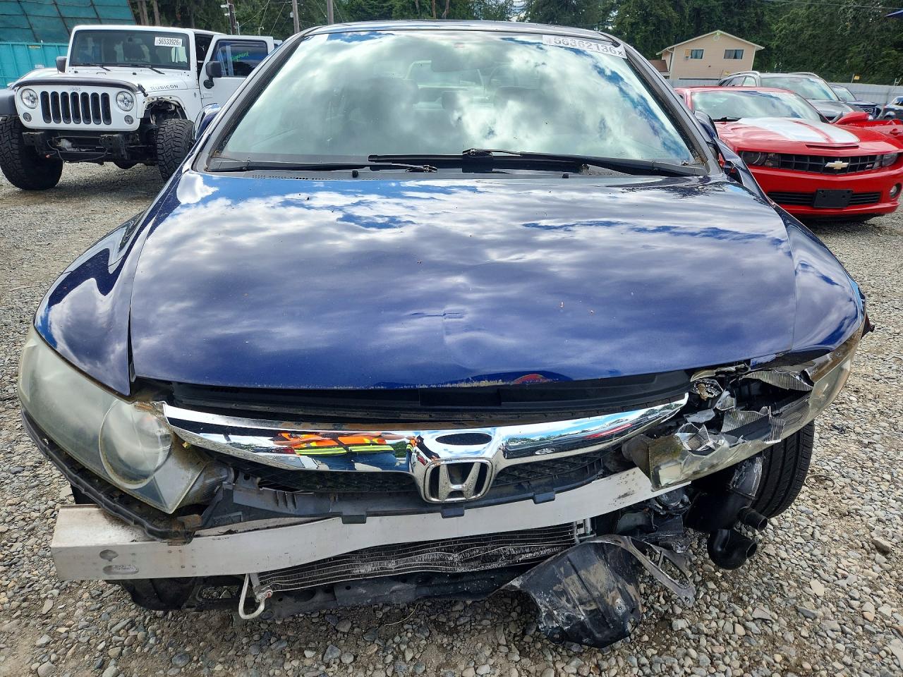 2010 Honda Civic Lx Blue vin: 19XFA1F50AE076049