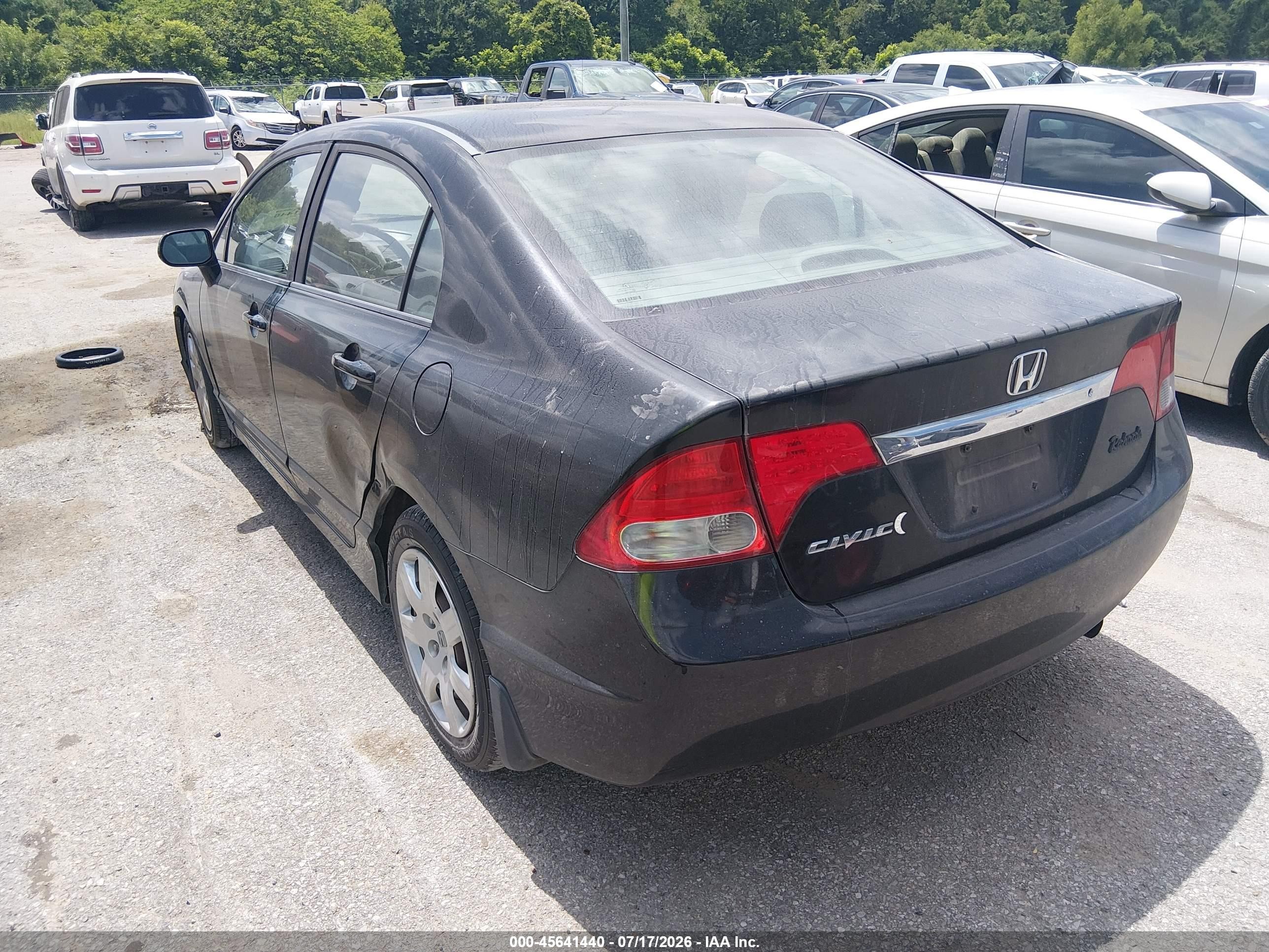 2010 Honda Civic Lx Black vin: 19XFA1F50AE076424