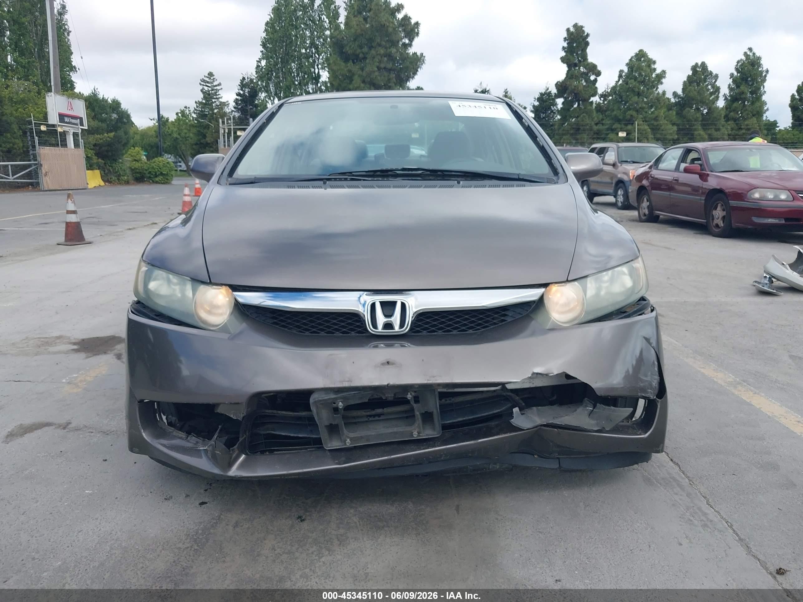 2010 Honda Civic Lx Dark Brown vin: 19XFA1F50AE078366