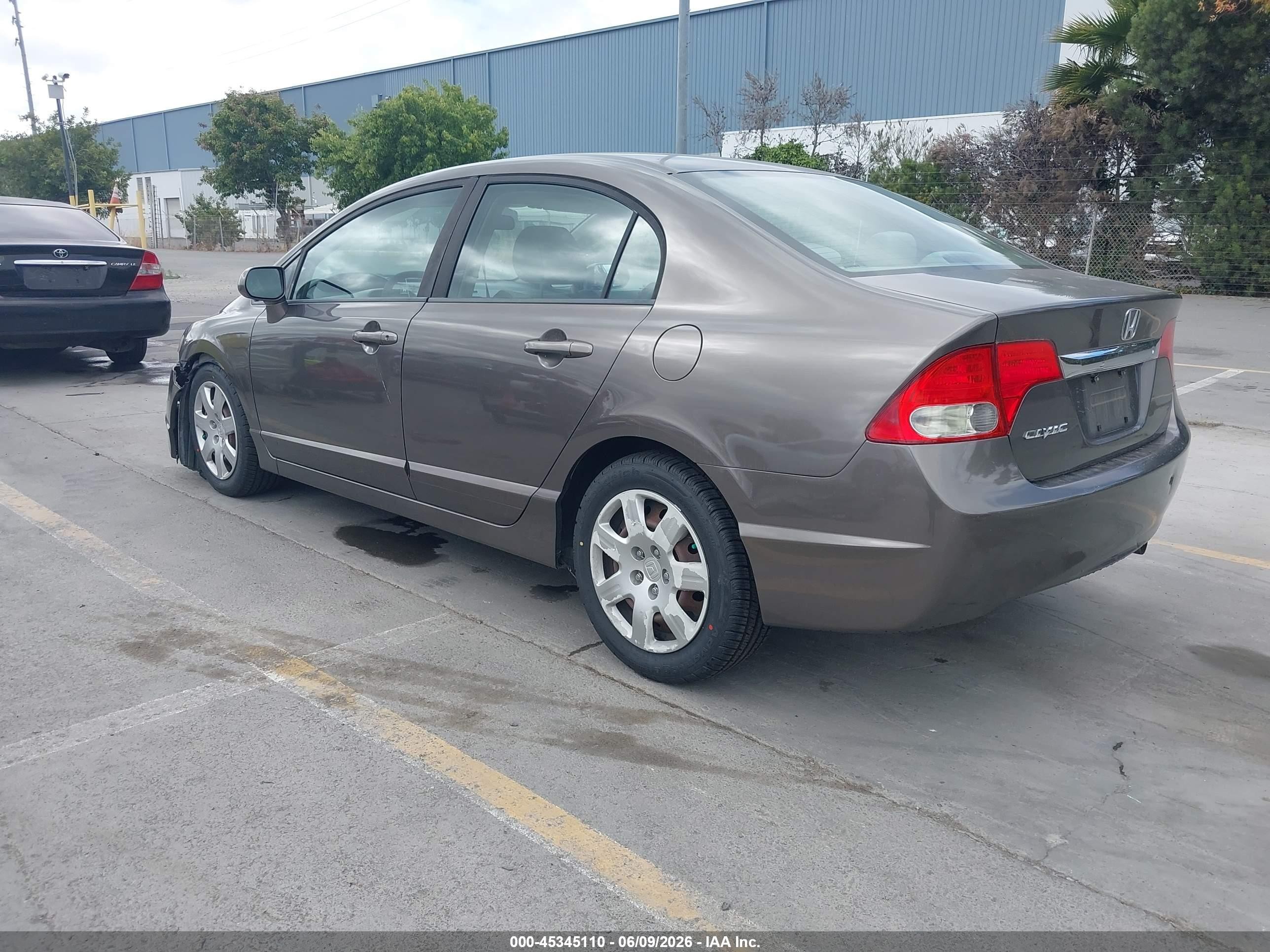 2010 Honda Civic Lx Dark Brown vin: 19XFA1F50AE078366