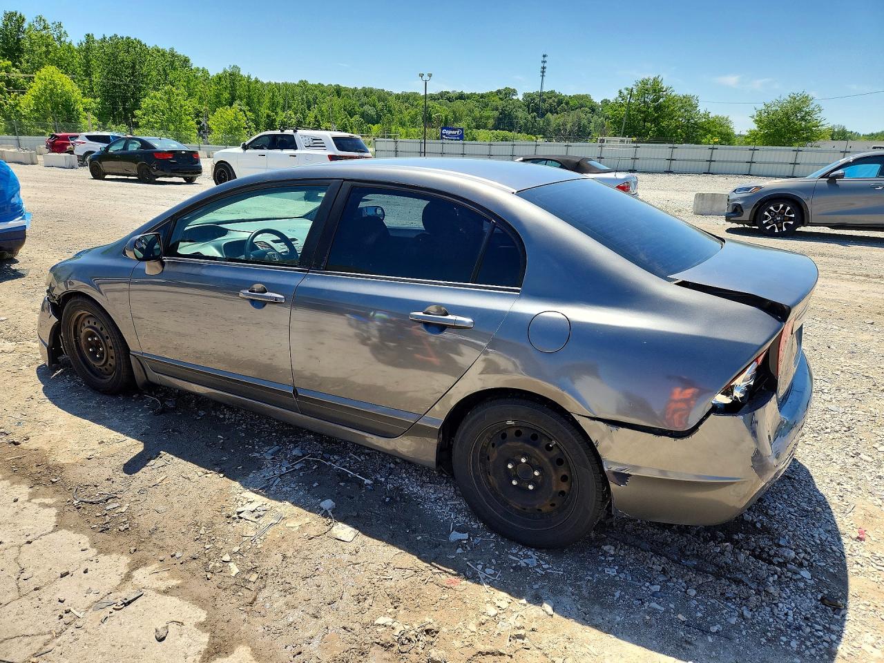 2010 Honda Civic Lx Gray vin: 19XFA1F50AE080649
