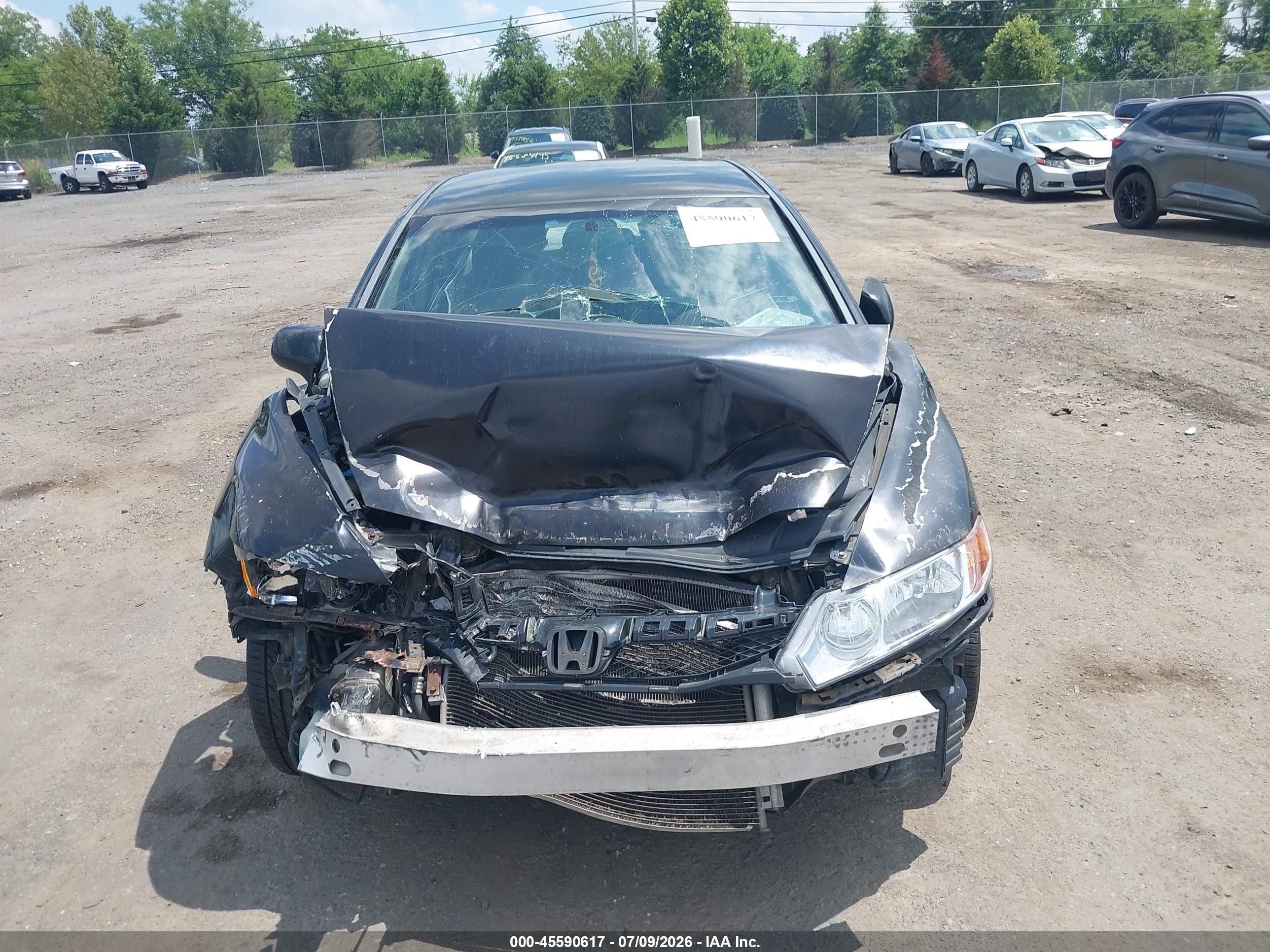 2011 Honda Civic Lx Black vin: 19XFA1F50BE002907